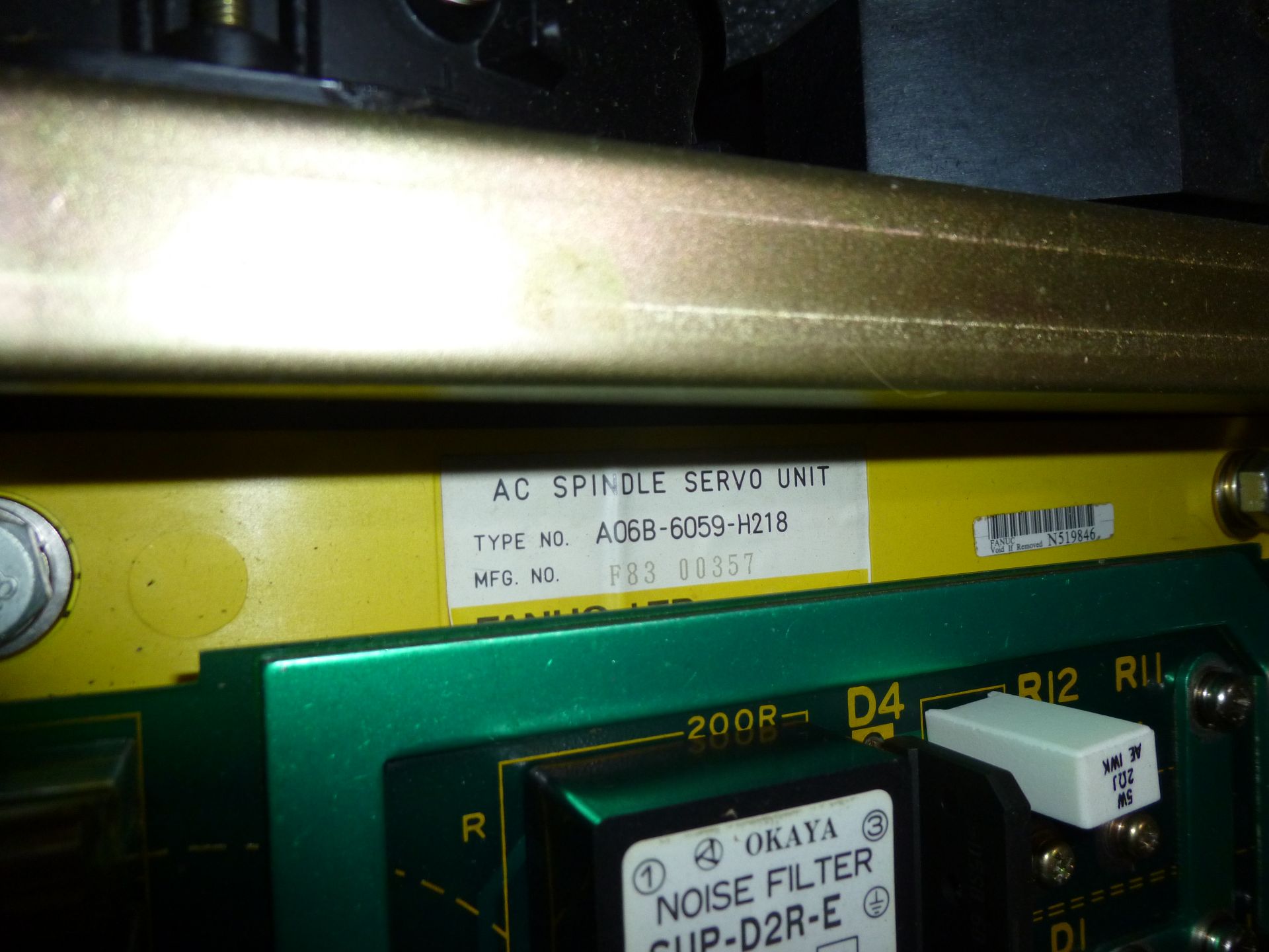 Fanuc AC spindle servo unit model A06B-6059-H218, appears new/unused in box, box shows wear, as - Image 4 of 4