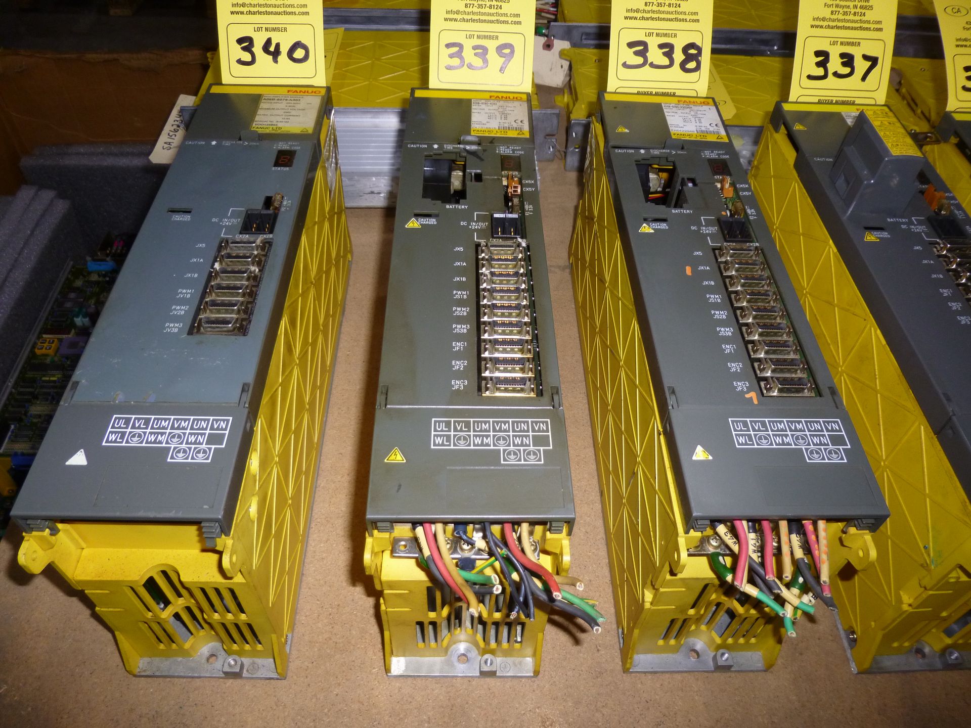 Fanuc servo amplifier module model A06B-6080-H303 #EM, as always with Brolyn LLC auctions, all