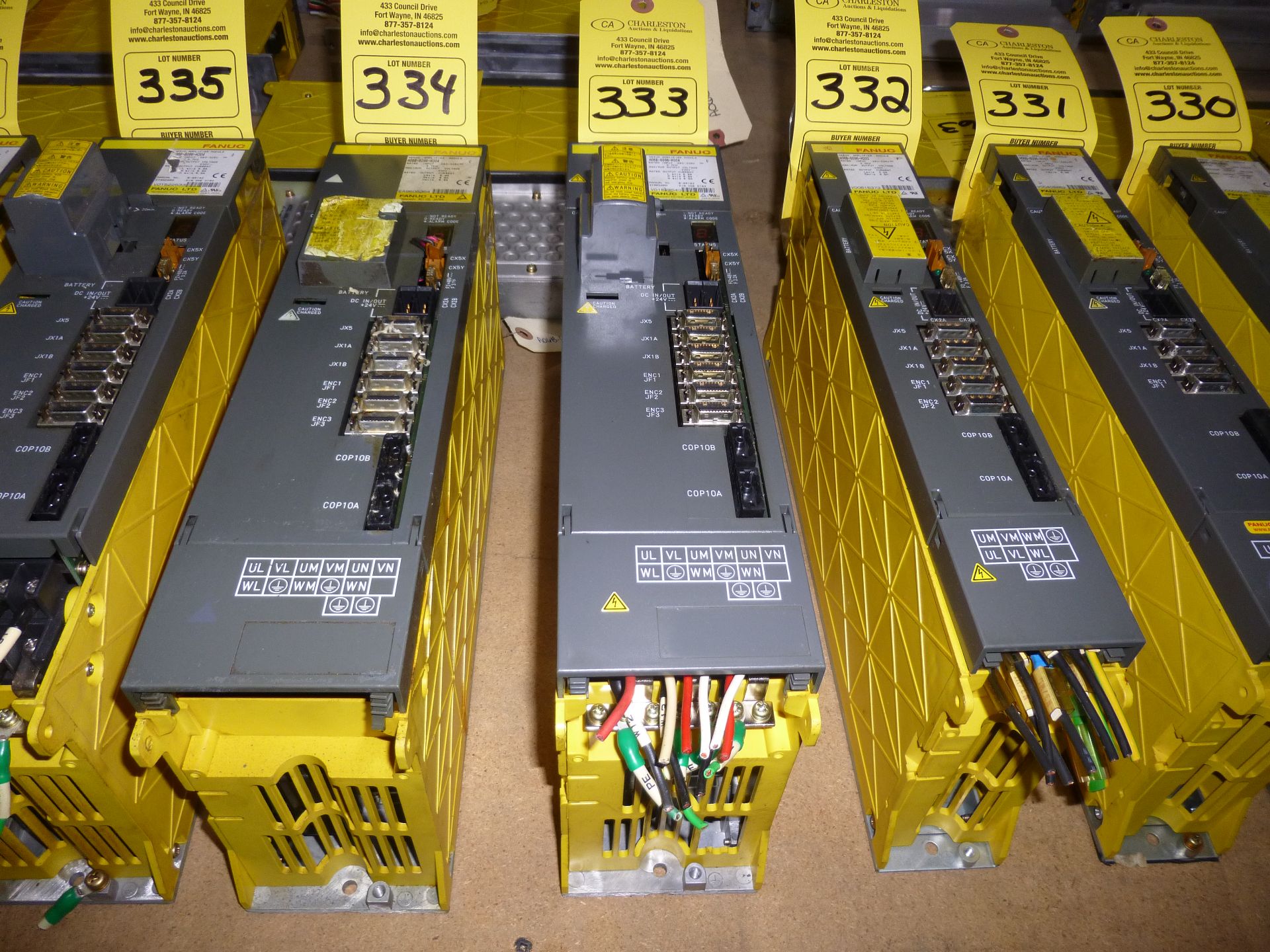 Fanuc servo amplifier module model A06B-6096-H304, as always with Brolyn LLC auctions, all lots