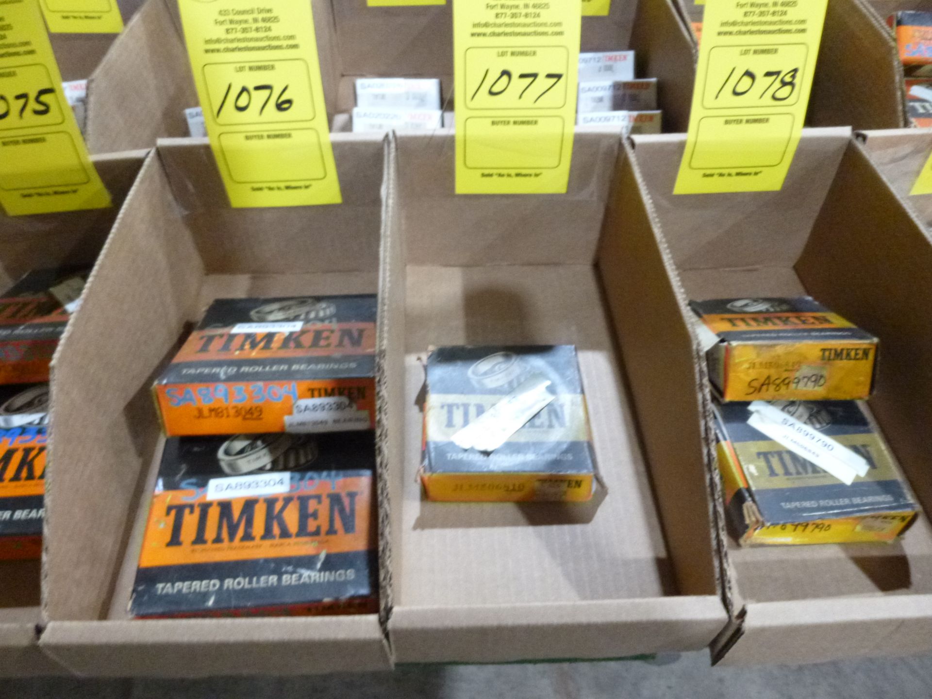 Timken bearing JLM506810, as always with Brolyn LLC auctions, all lots can be picked up from auction