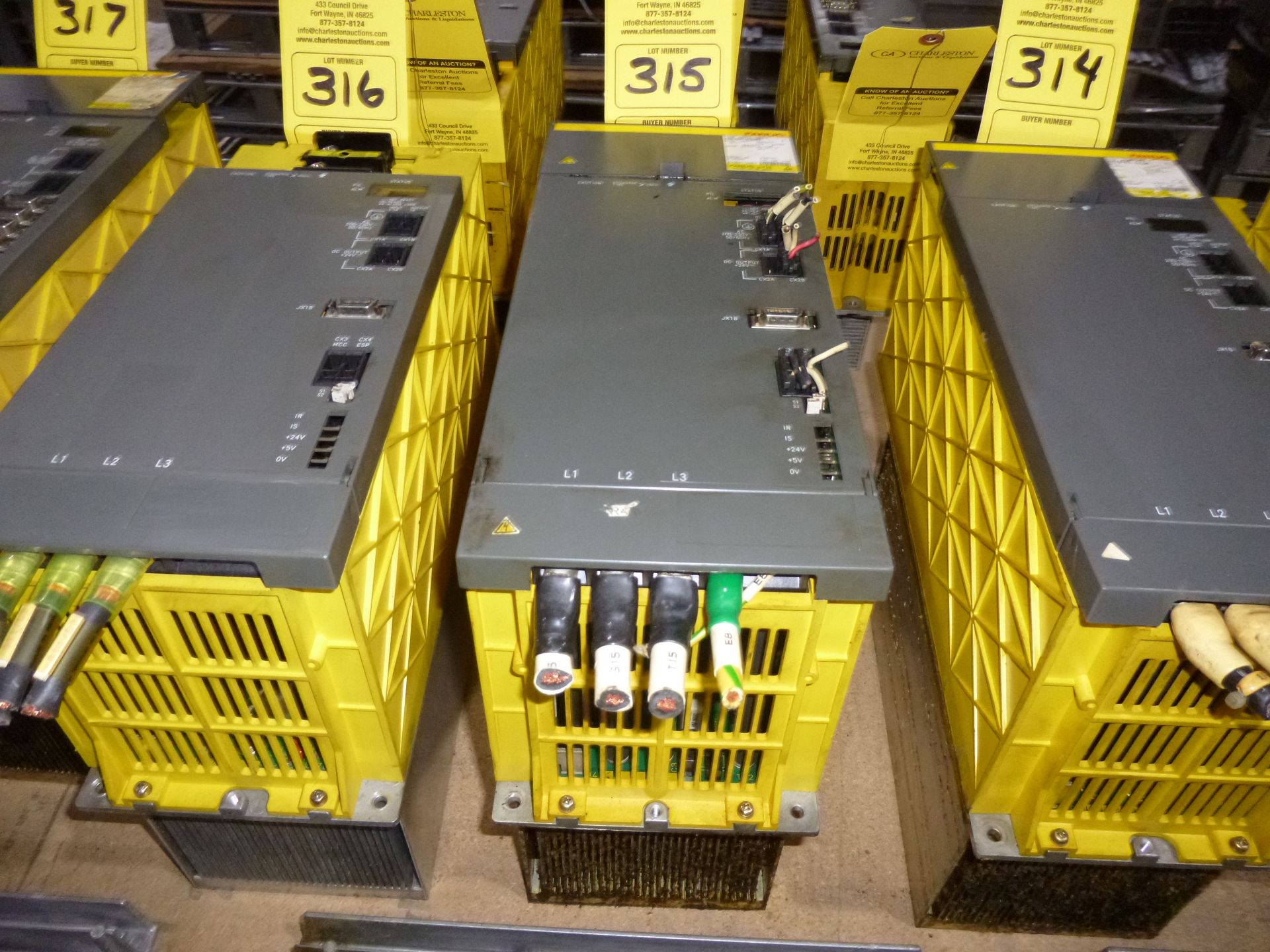 Fanuc power supply module model A06B-6087-H130 #EM, as always with Brolyn LLC auctions, all lots can