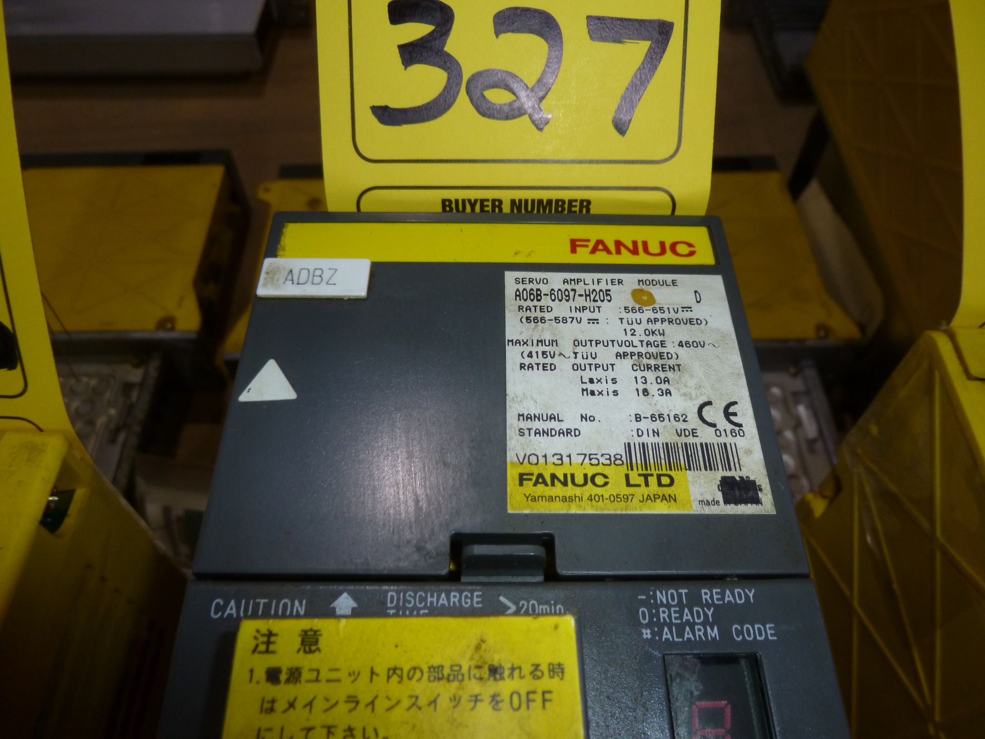 Fanuc servo amplifier module model A06B-6097-H205, as always with Brolyn LLC auctions, all lots - Image 2 of 2