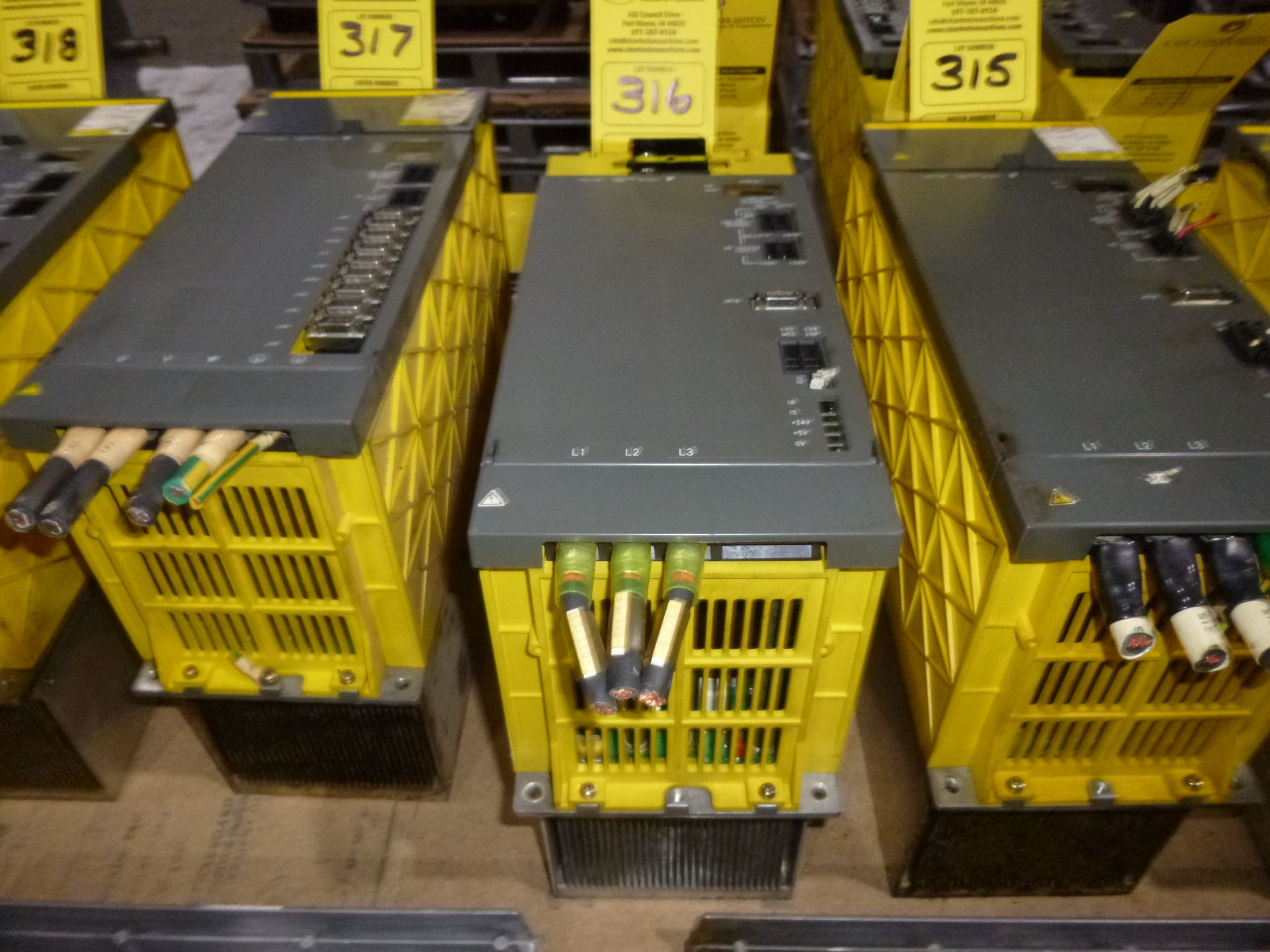 Fanuc module A06B series, full part number unknown as front panel cover is missing, as always with