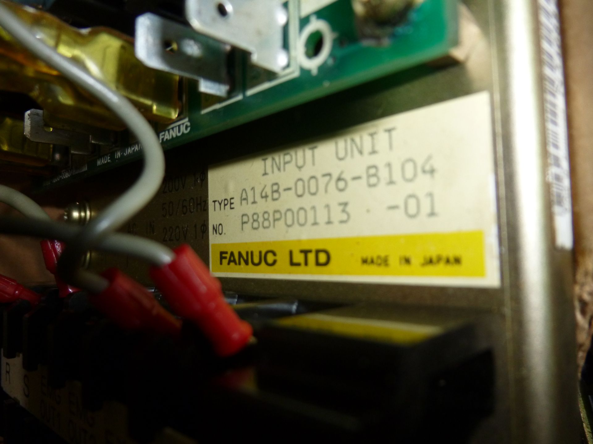 Fanuc input unit model A14B-0076-B104, as always with Brolyn LLC auctions, all lots can be picked up - Image 2 of 2