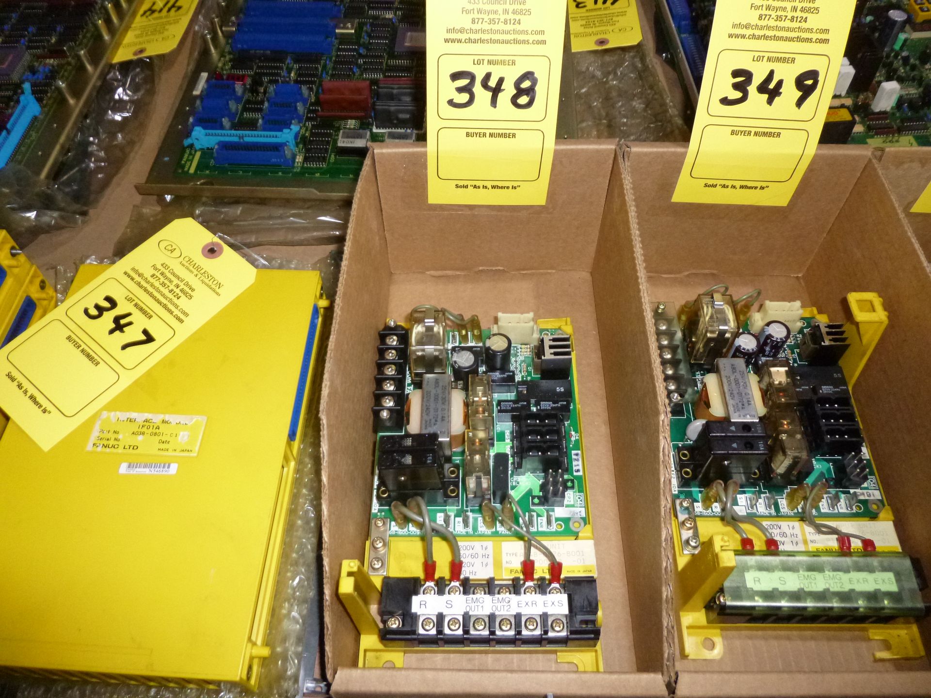 Fanuc input unit model A14B-0076-B001, as always with Brolyn LLC auctions, all lots can be picked up