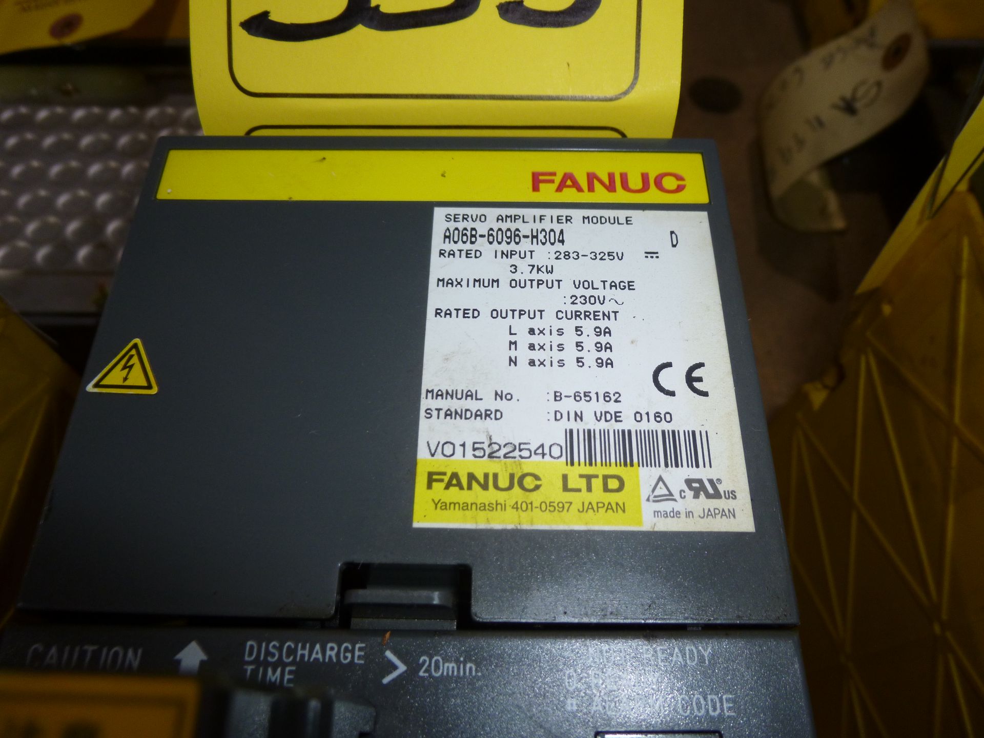 Fanuc servo amplifier module model A06B-6096-H304, as always with Brolyn LLC auctions, all lots - Image 2 of 2