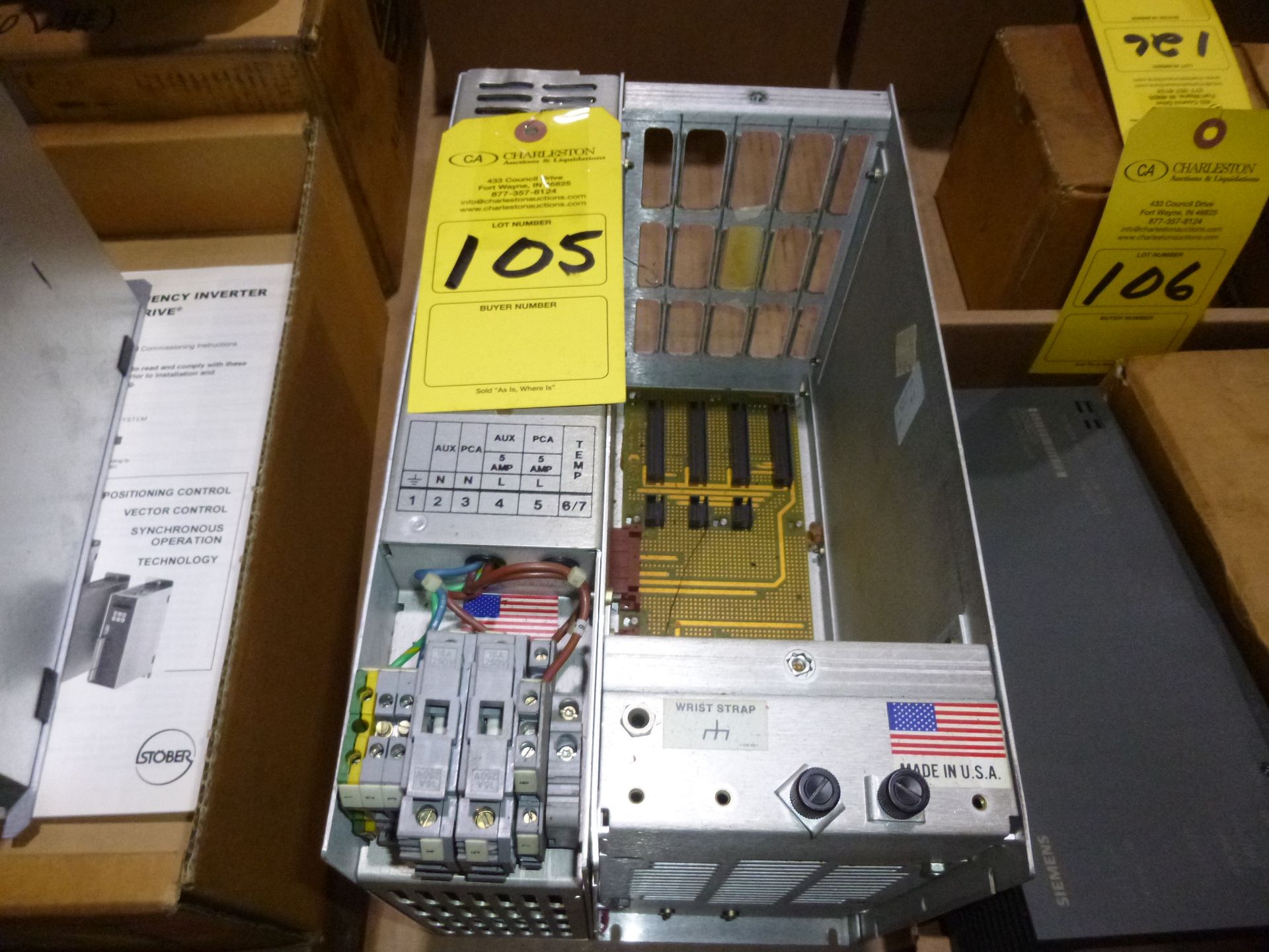 Cincinnati Milicron rach with model 3-424-2030A power supply, as always with Brolyn LLC auctions,