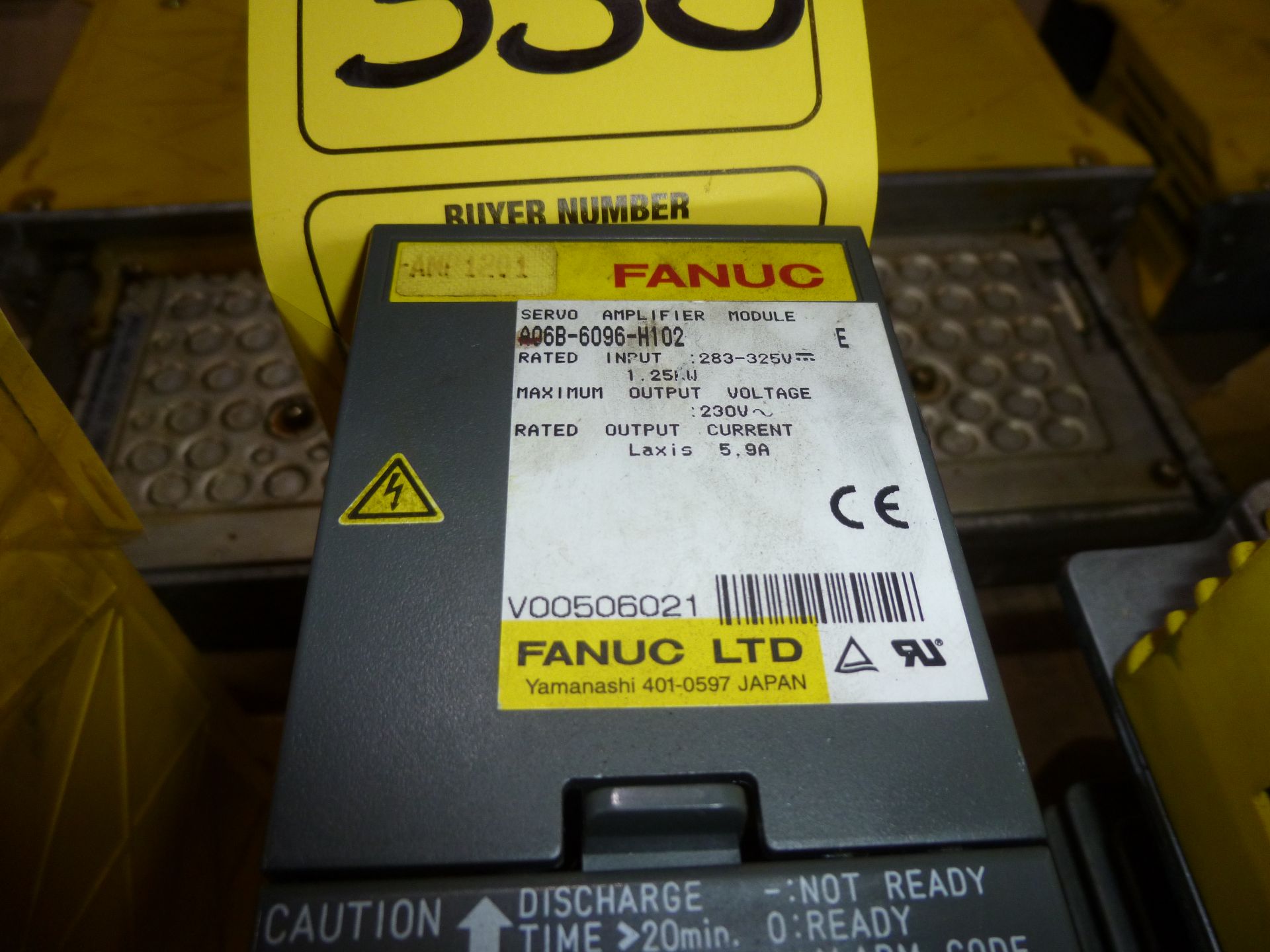 Fanuc servo amplifier module model A06B-6096-H102, as always with Brolyn LLC auctions, all lots - Image 2 of 2