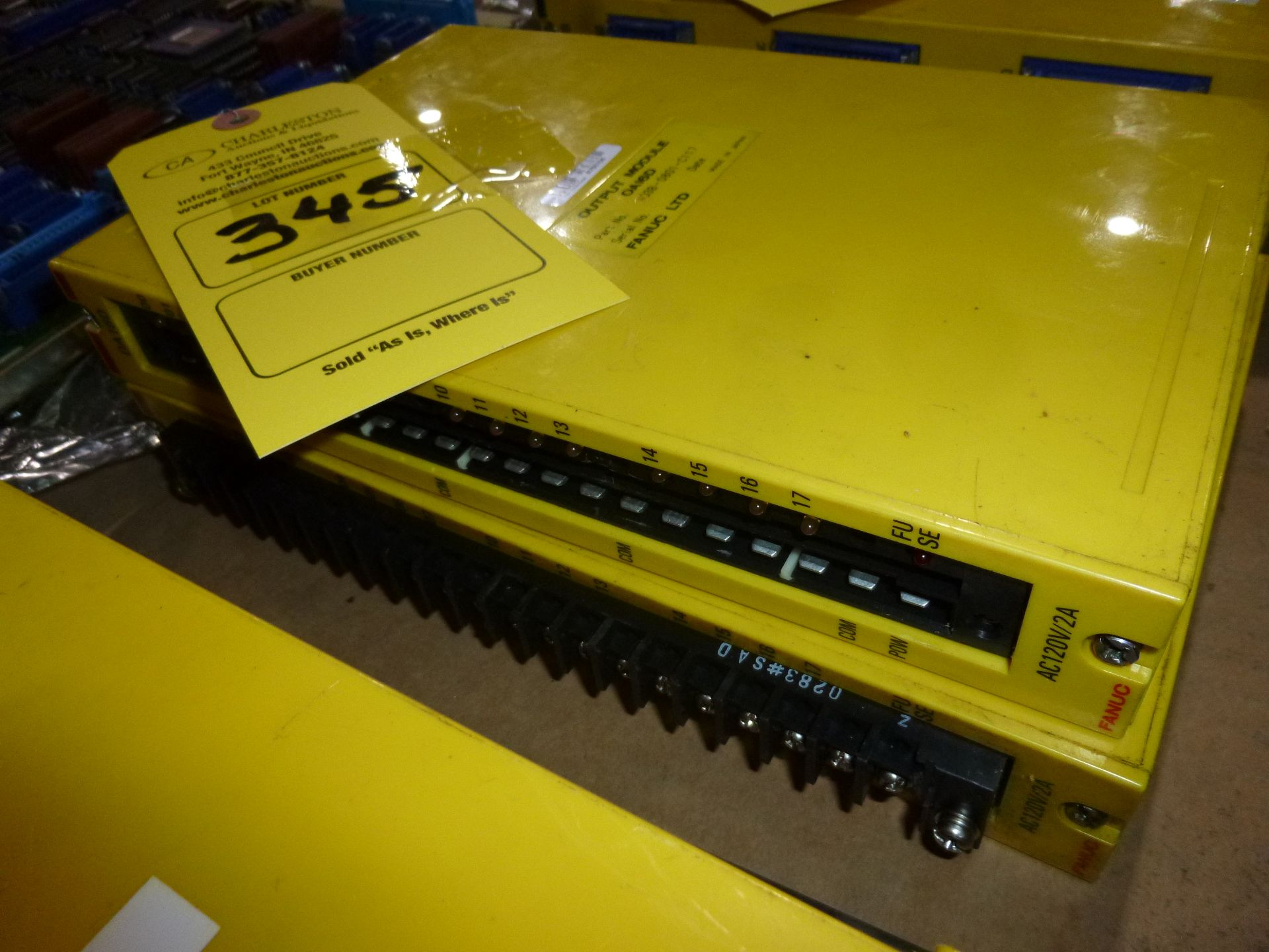 Qty 2 Fanuc output module model A03B-0801-C115, as always with Brolyn LLC auctions, all lots can - Image 2 of 3