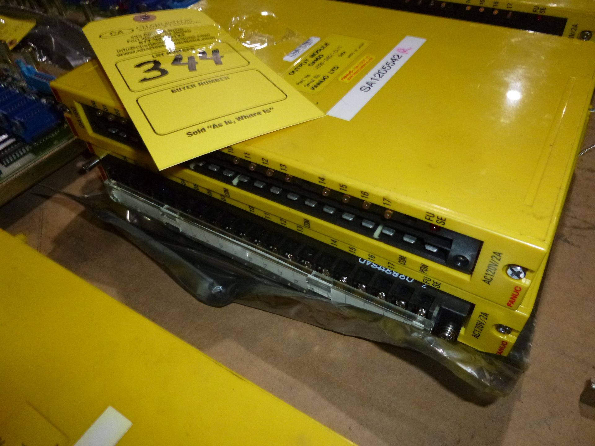 Qty 2 Fanuc output module model A03B-0801-C117, as always with Brolyn LLC auctions, all lots can - Image 2 of 3