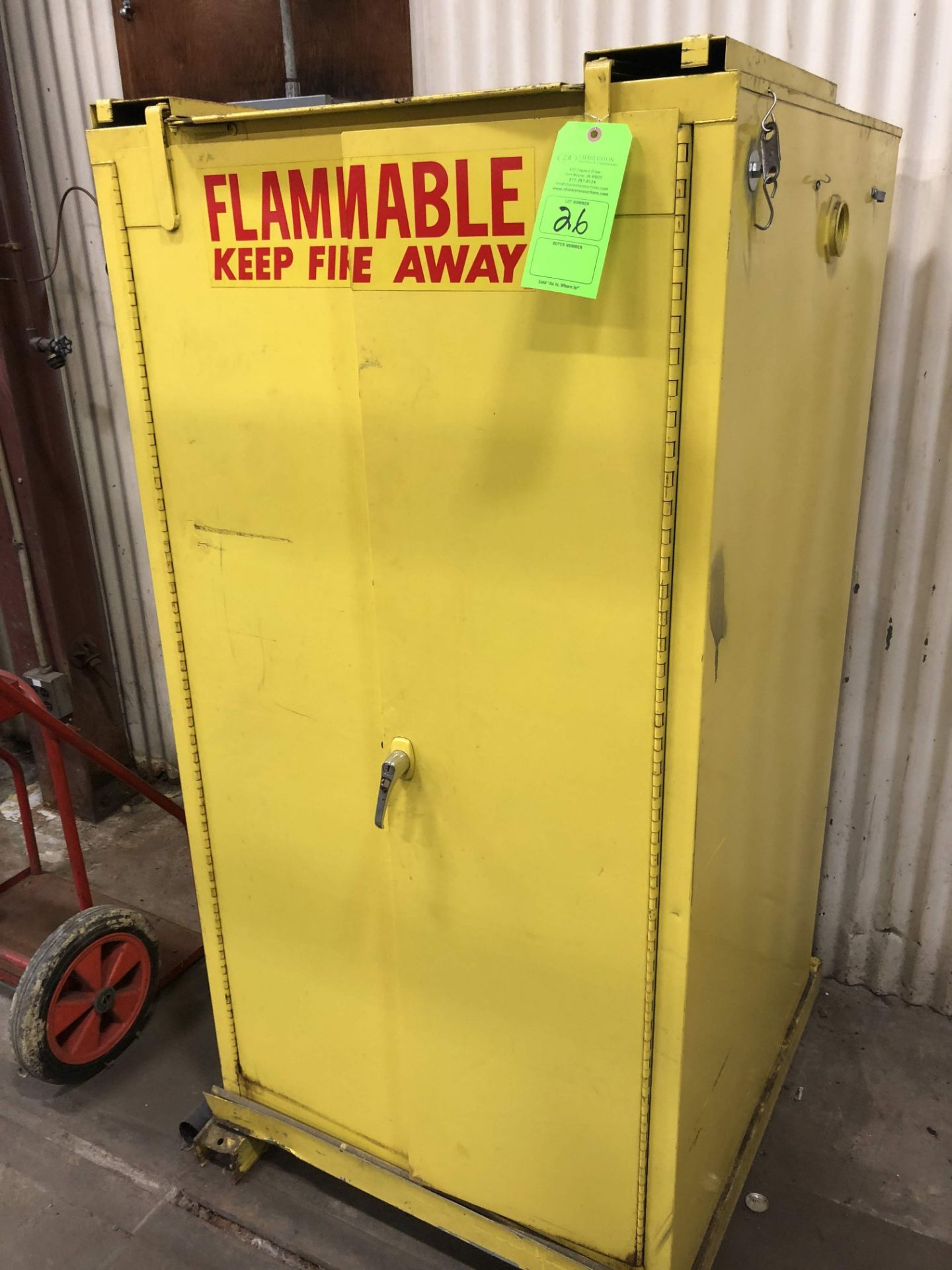 LAB SAFETY SUPPLY FLAMMABLE CABINET