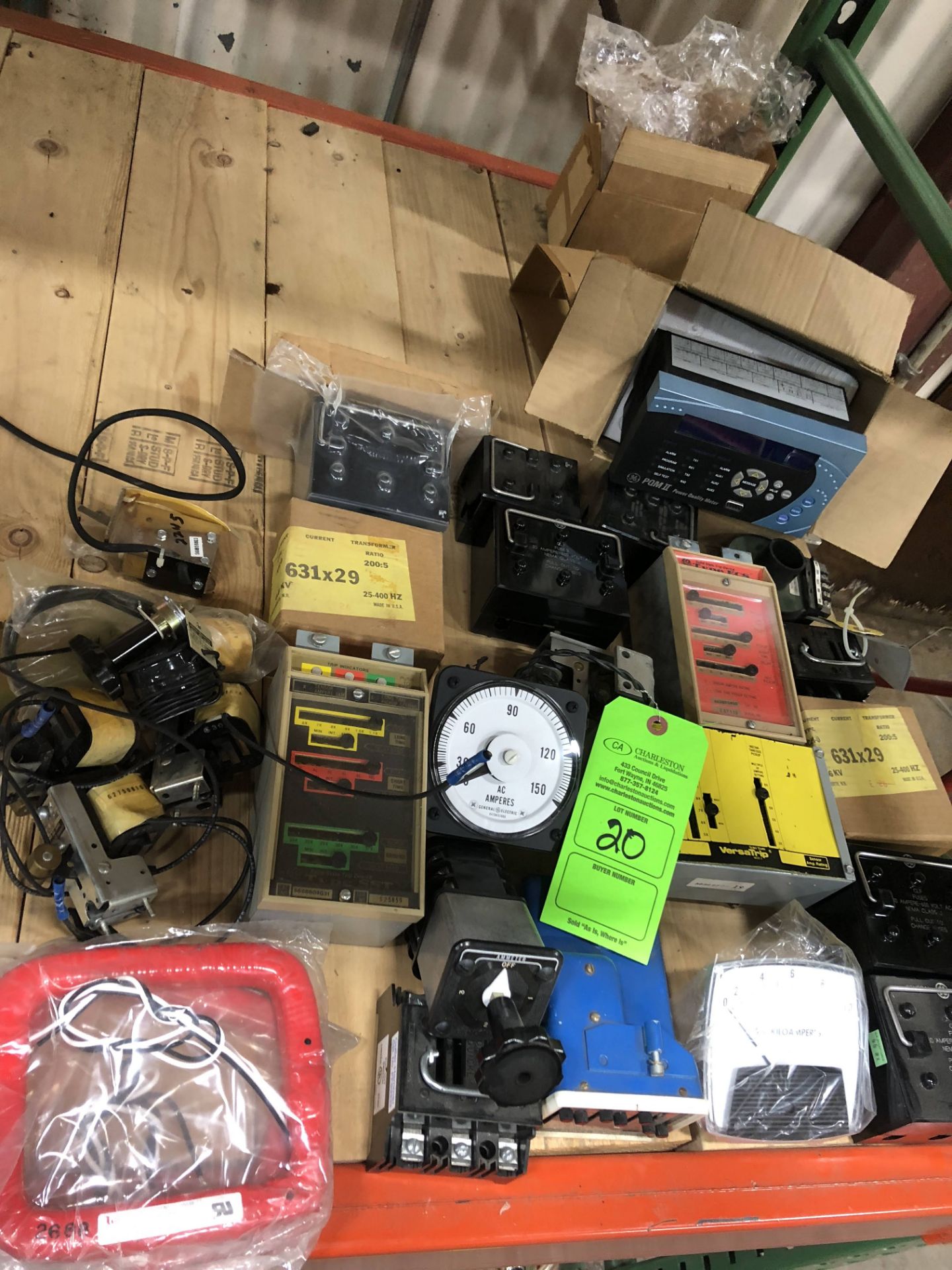 LOT OF MISC INCLUDING GE POWER QUALITY METER; VERATRIP AND MORE