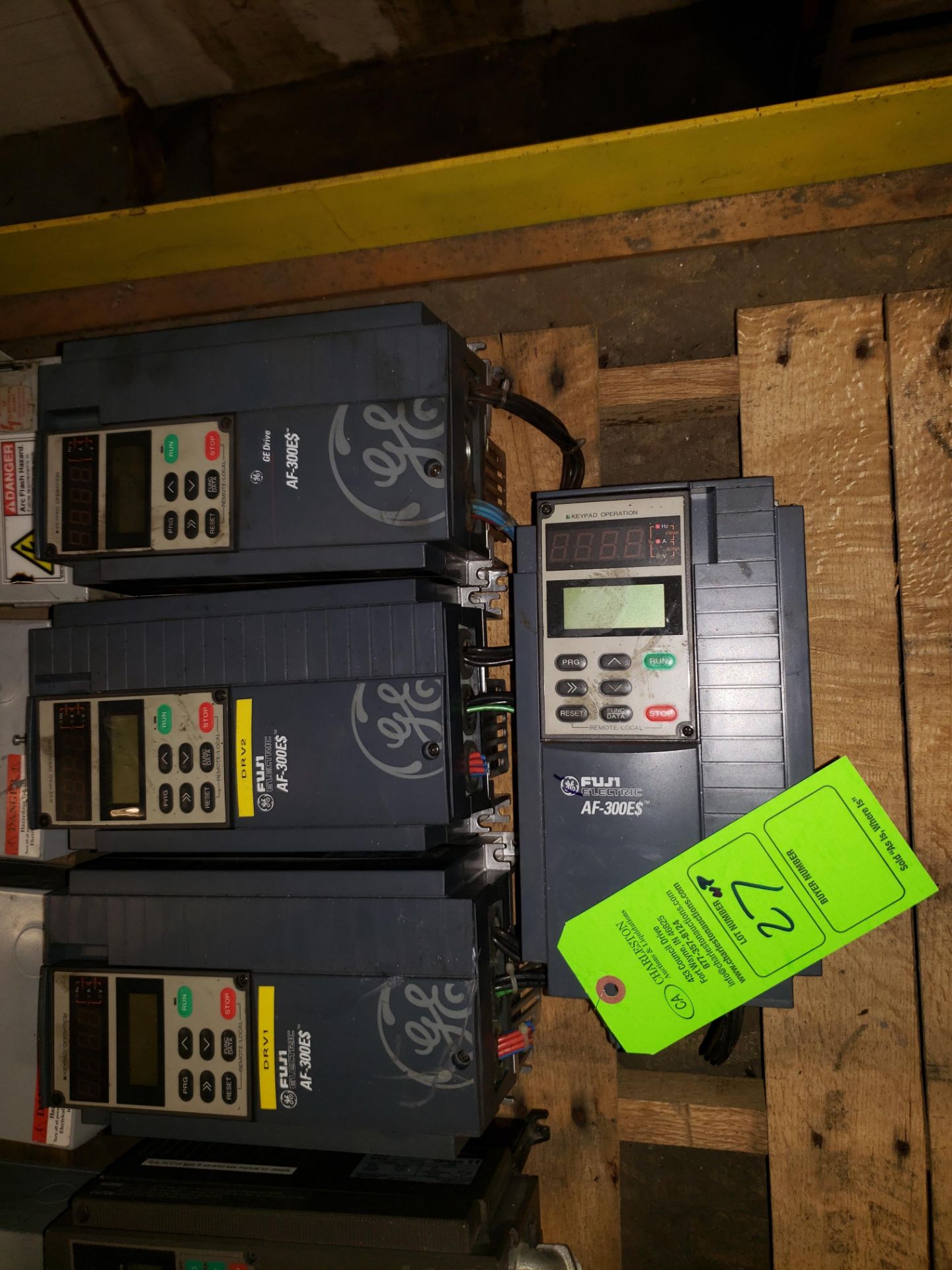 (4) GE FUJI AF300ES DRIVES