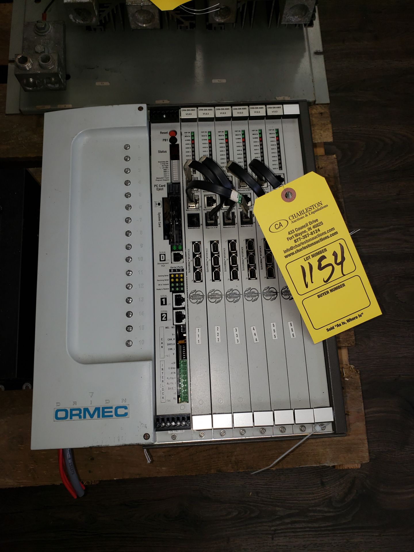 ORMEC MOTION CONTROLLER MODEL-ORN-70/CFEHS S#18175 (LOCATED AT: 432 COUNCIL DRIVE FORT WAYNE, IN