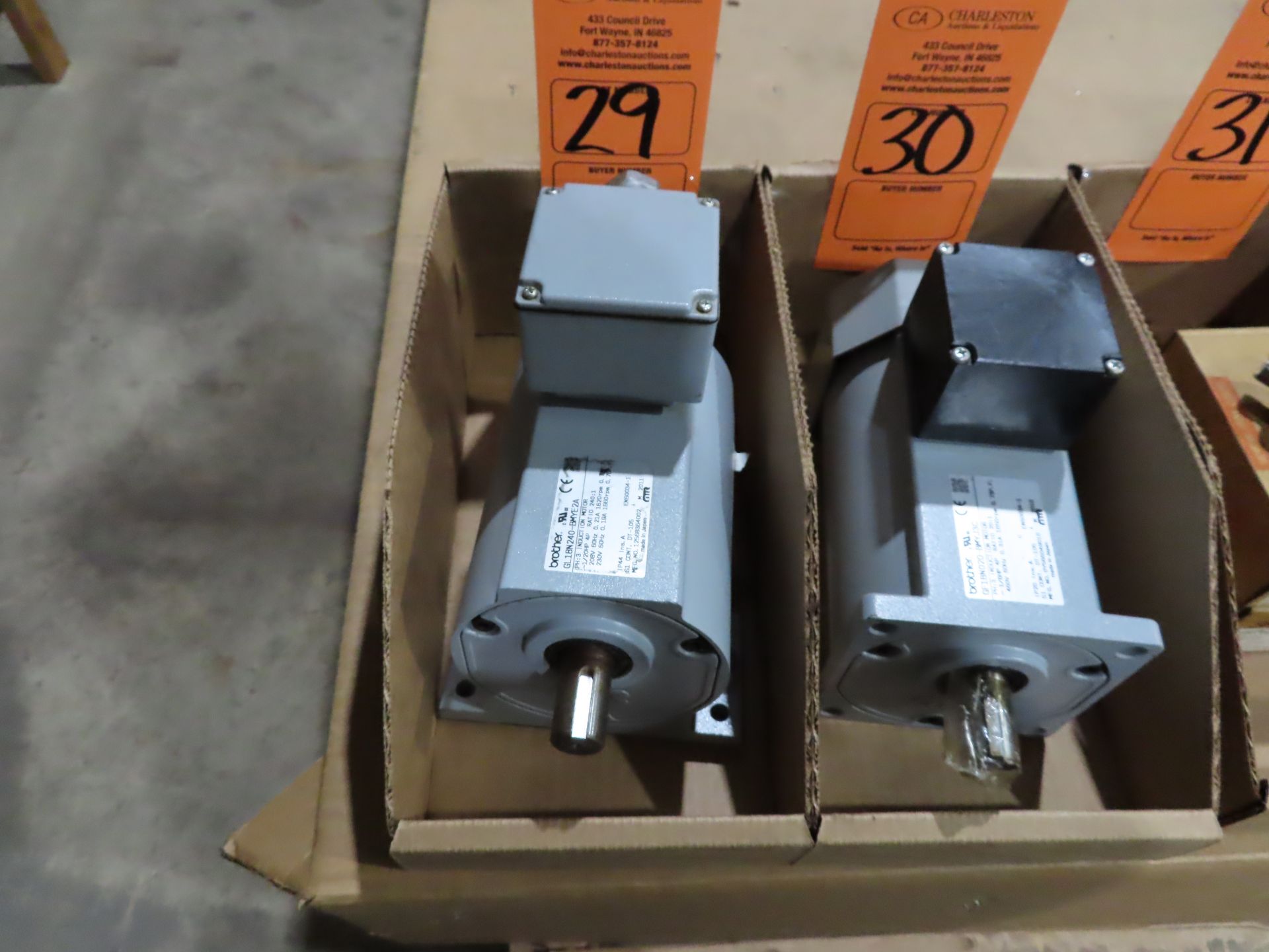 Brother Induction motor GL18N240-BMYE2A, as always with Brolyn LLC auctions, all lots can be