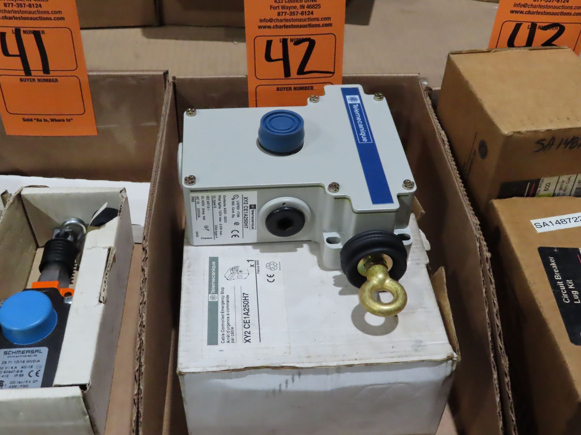 Telemecanique model XY2-CE1A250H7, new in box, as always with Brolyn LLC auctions, all lots can be