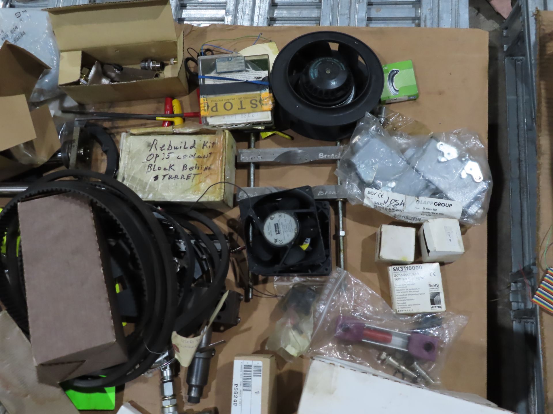 Pallet of assorted repair parts, electrical, mainetance etc, as always with Brolyn LLC auctions, all - Image 3 of 5