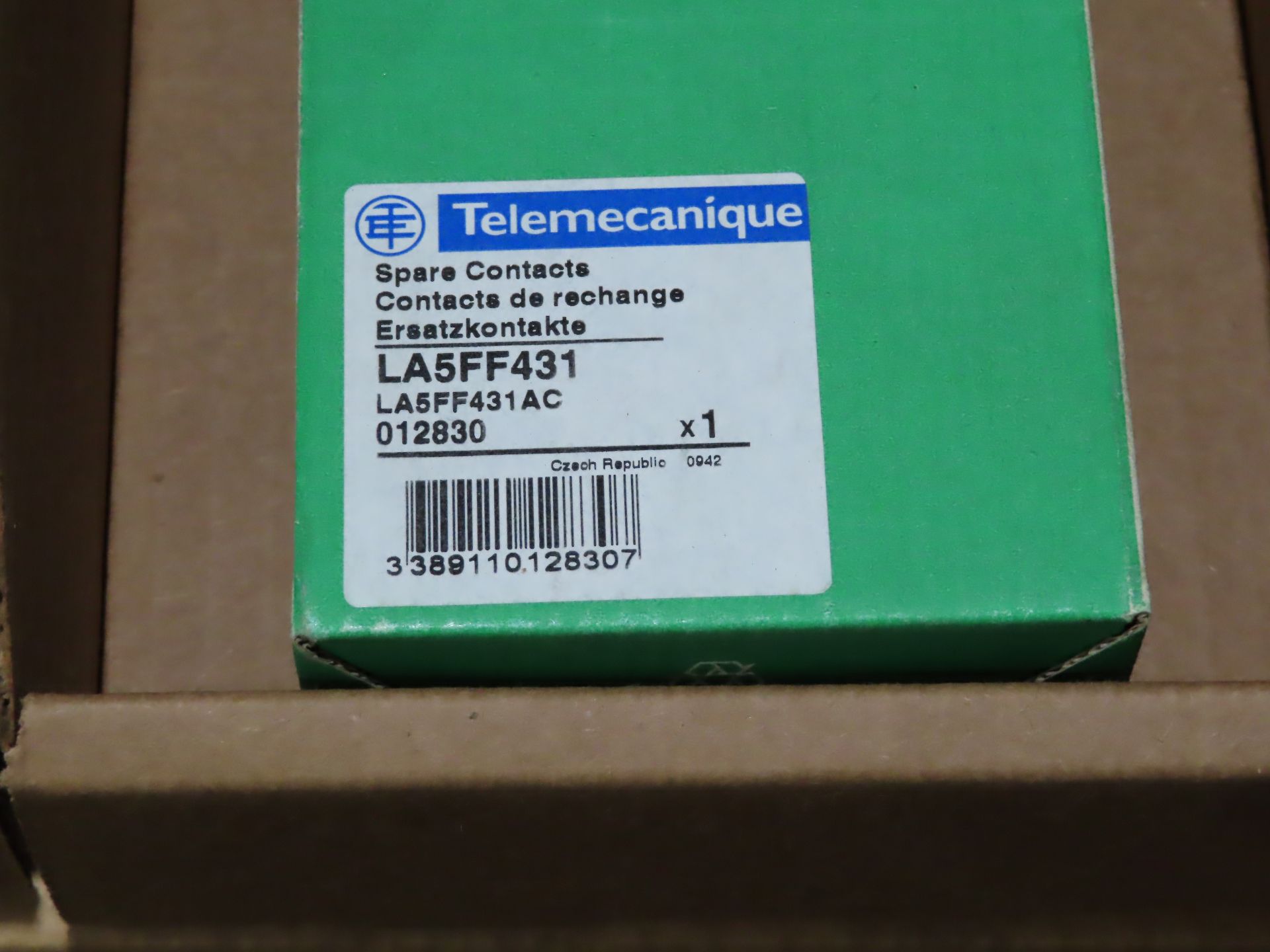 Qty 2 Telemecanique Model LA5FF431 spare contacts, new in boxes, as always with Brolyn LLC auctions, - Image 2 of 2