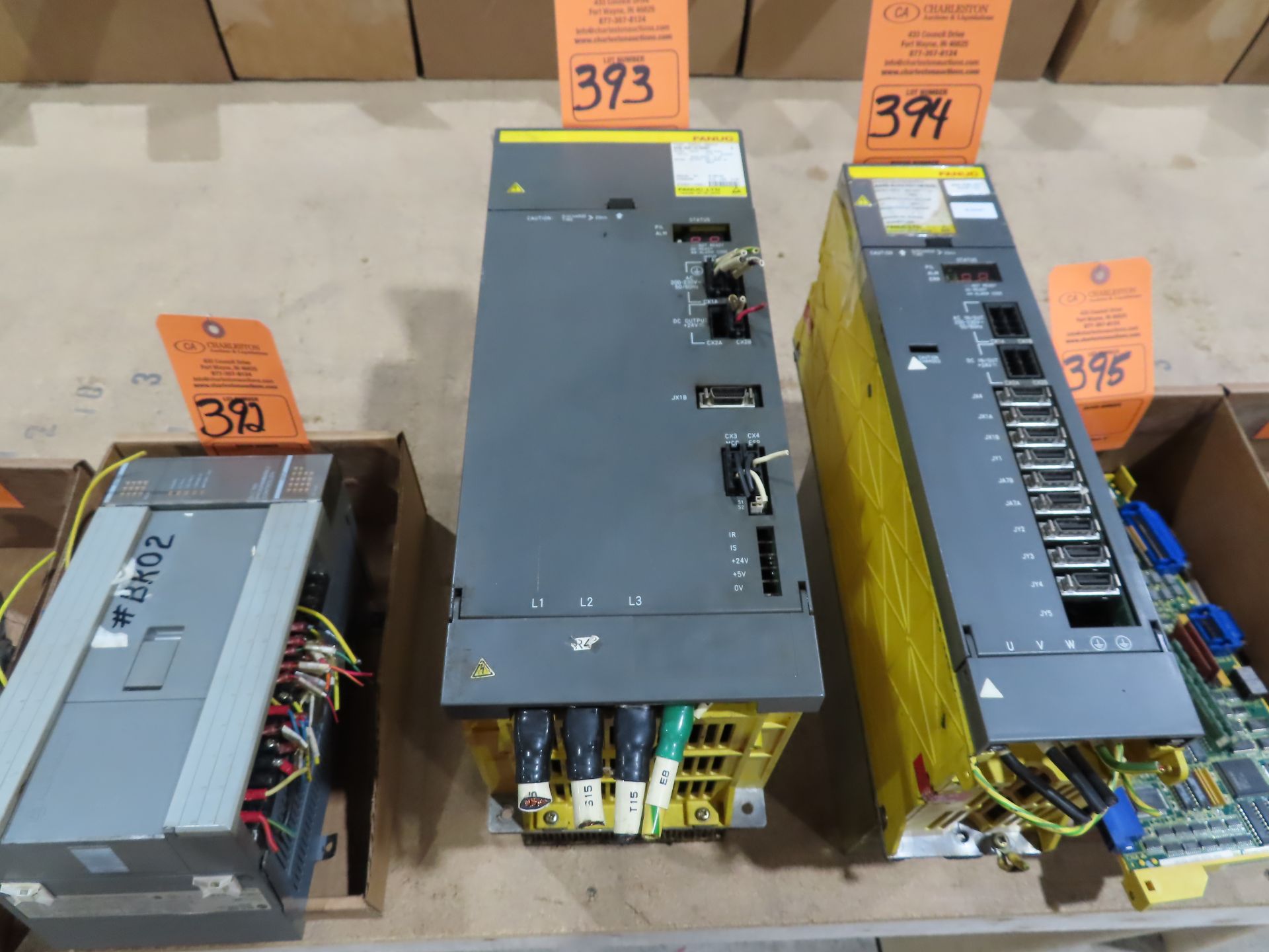 Fanuc power supply model A06B-6087-H130, used parts crib spare, as always with Brolyn LLC