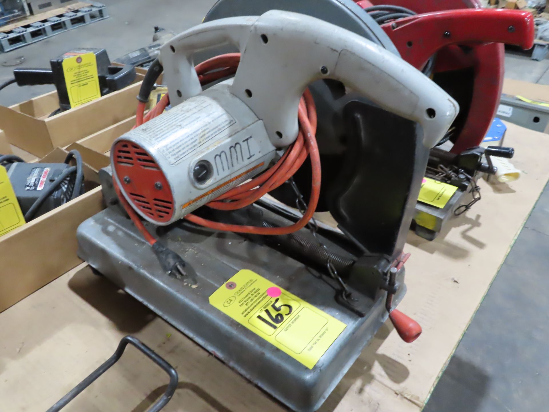 Ridgid abrasive saw, used, as always with Brolyn LLC auctions, all lots can be picked up from - Image 2 of 2