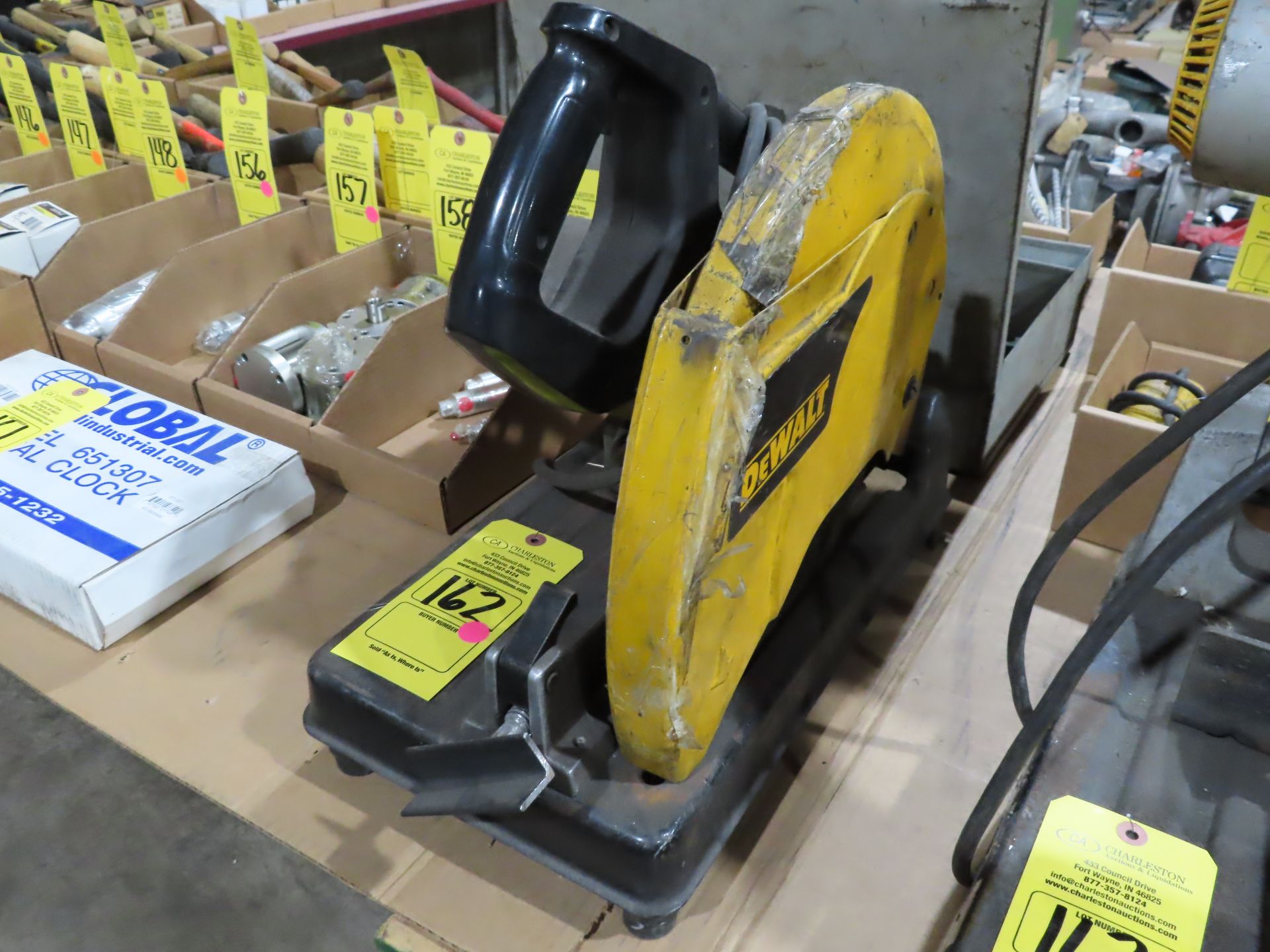 Dewalt abrasive saw, used, as always with Brolyn LLC auctions, all lots can be picked up from