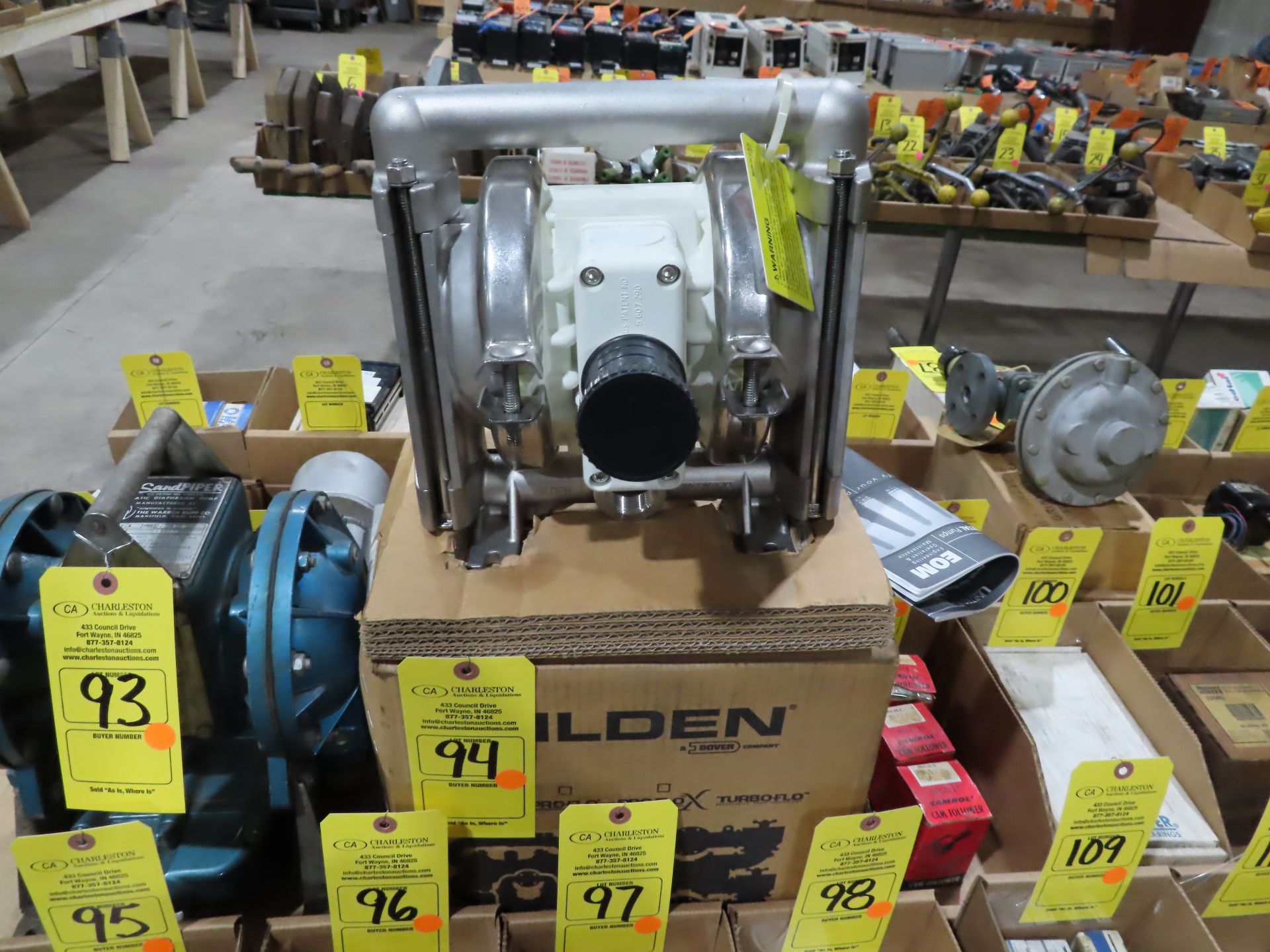 Wilden pump model P2/SSPPP/NEW/NE/SBN/2000, new in box, as always with Brolyn LLC auctions, all lots