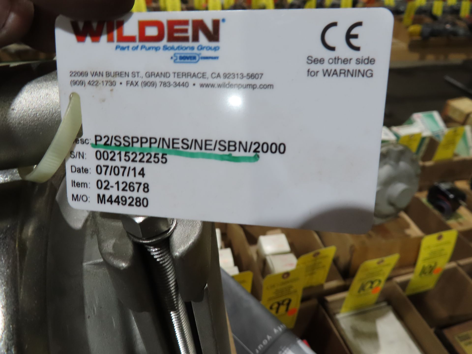 Wilden pump model P2/SSPPP/NEW/NE/SBN/2000, new in box, as always with Brolyn LLC auctions, all lots - Image 2 of 2