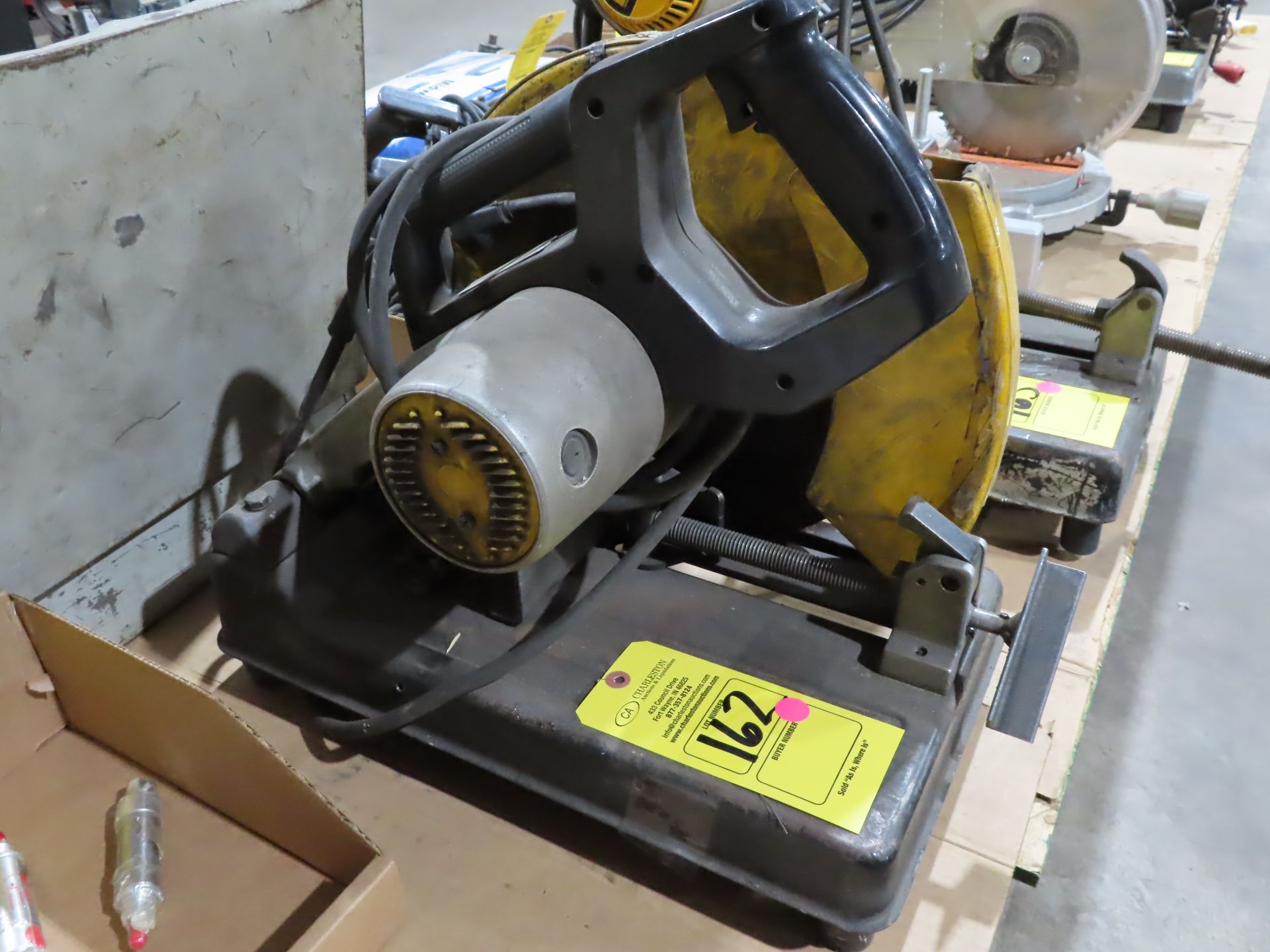 Dewalt abrasive saw, used, as always with Brolyn LLC auctions, all lots can be picked up from - Image 2 of 2