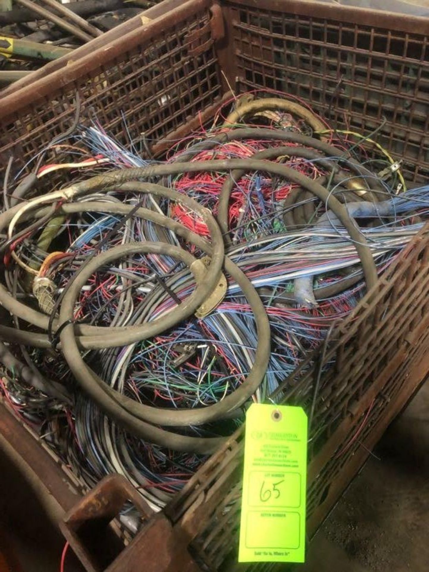 PALLET OF SCRAP WIRE (LOCATED AT: 1248 SOUTH MAIN STREET, BLUFFTON IN 46714)