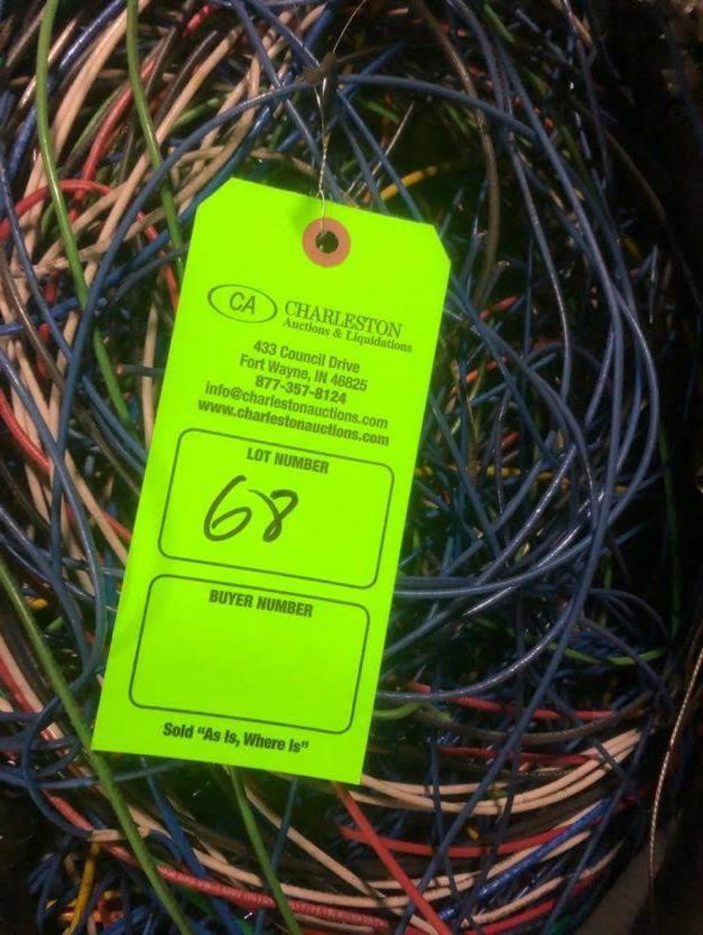 PALLET OF MISC. COPPER WIRE (LOCATED AT: 1248 SOUTH MAIN STREET, BLUFFTON IN 46714)