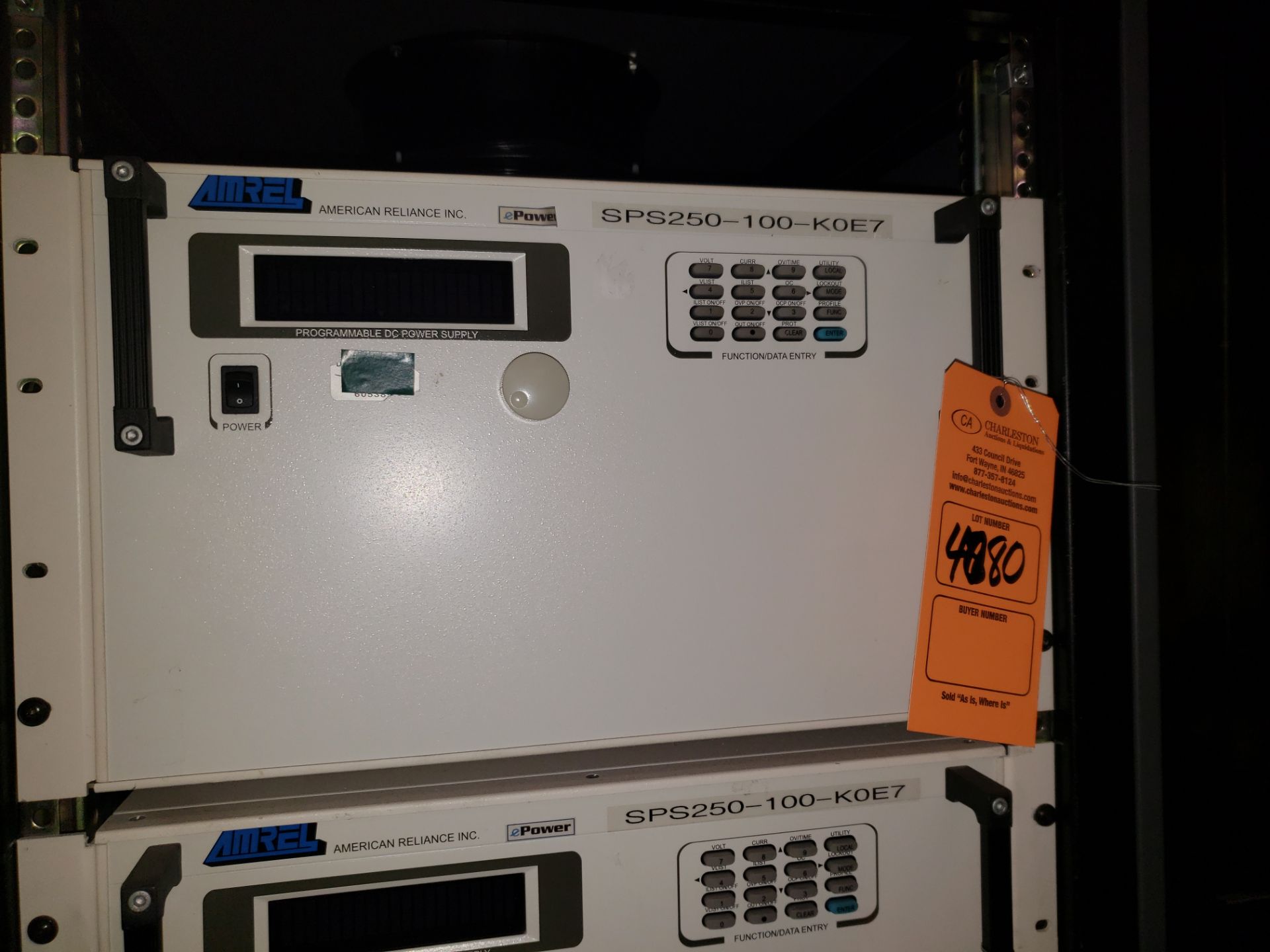 AMREL SPS 250-100-KOE7 POWER SUPPLY (LOCATED AT: 219 MURRAY STREET, FORT WAYNE, IN 46803)