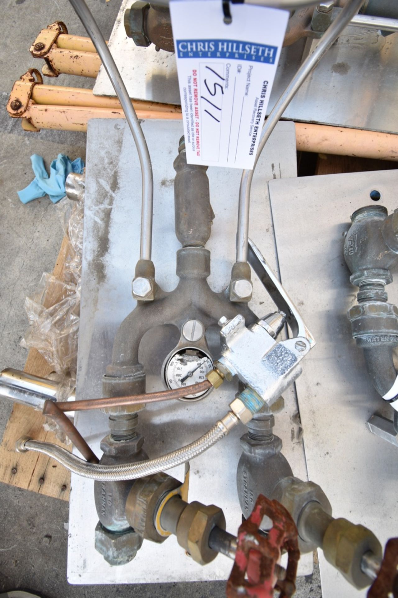 Strahman | Strahman valve system 150psi M-159 | MODEL# | SERIAL# | * Skidding and load out at market