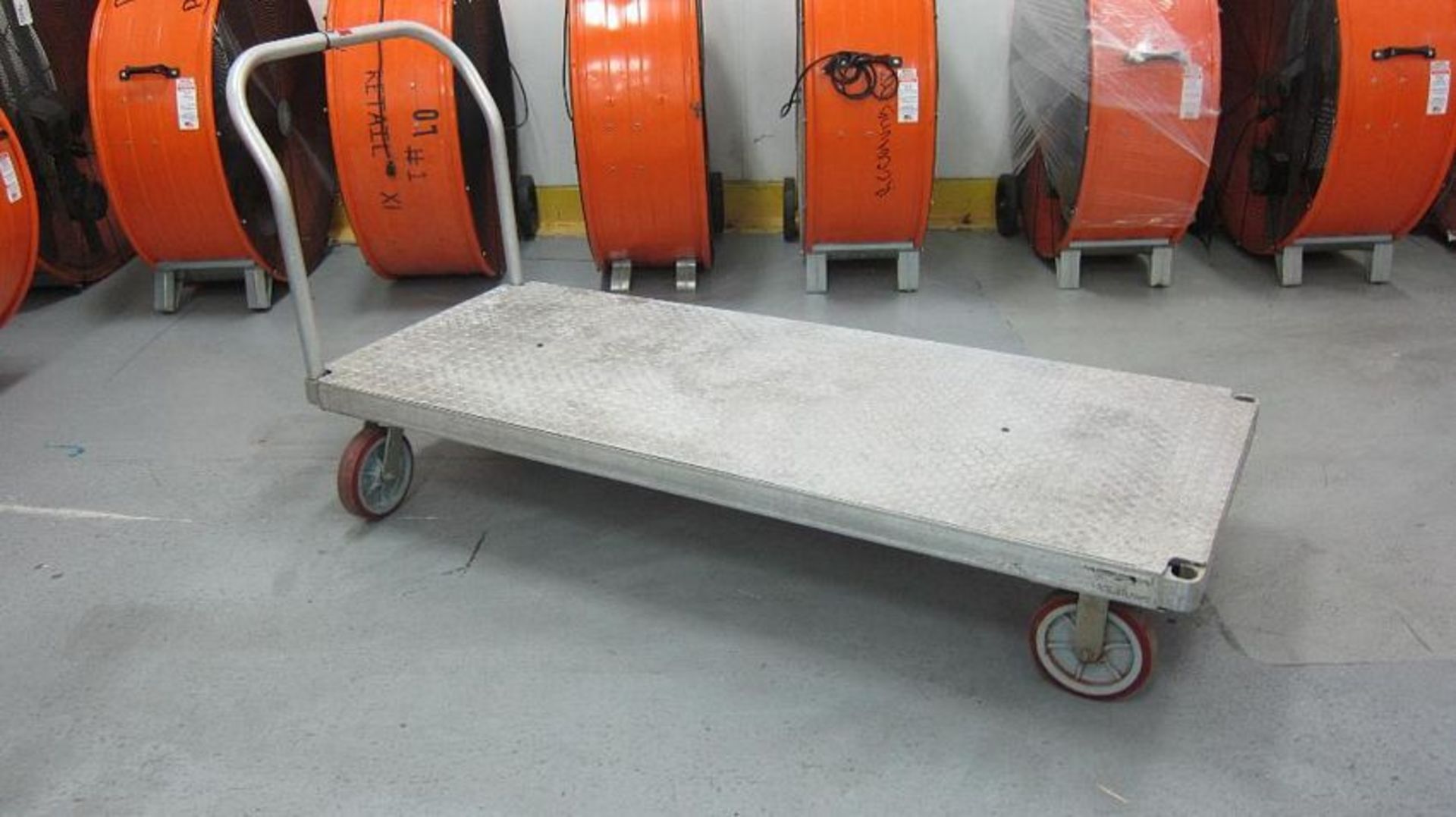 Magliner | ALUMINUM CART. (NO FANS). 60" x 30" x 12" | MODEL# | SERIAL# | * Skidding and load out at