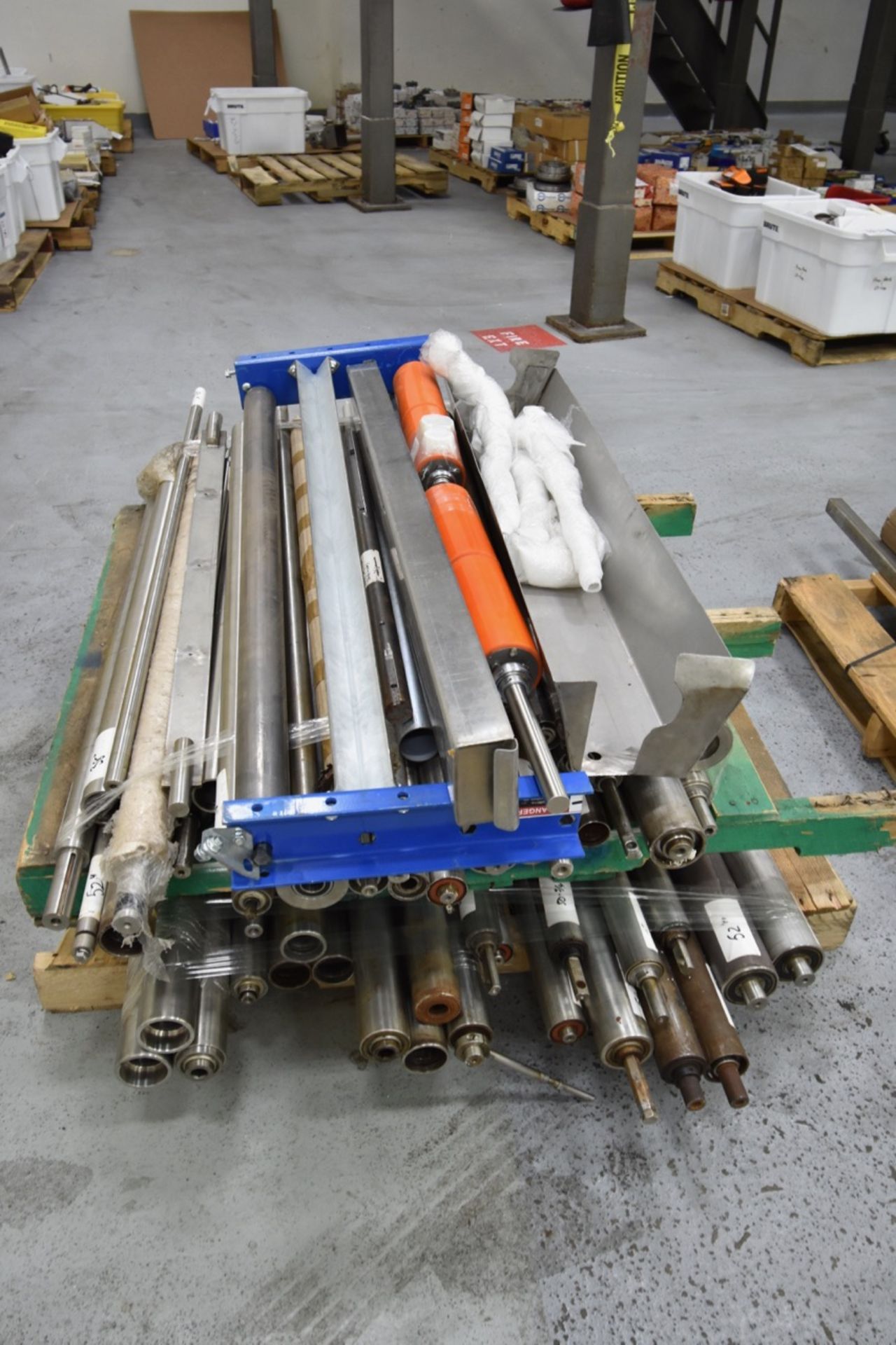 | Miscellaneous Rollers for conveyers aproximately: 65 | MODEL# | SERIAL# | * Skidding and load out - Image 2 of 2