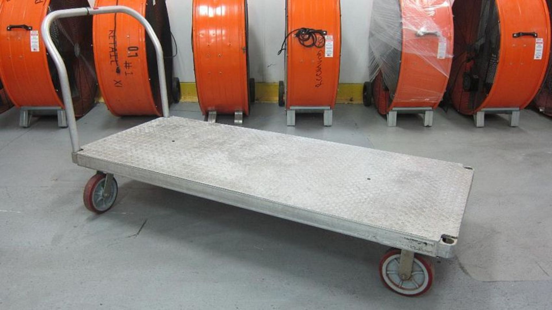 Magliner | ALUMINUM CART. (NO FANS). 60" x 30" 12" | MODEL# | SERIAL# | * Skidding and load out at