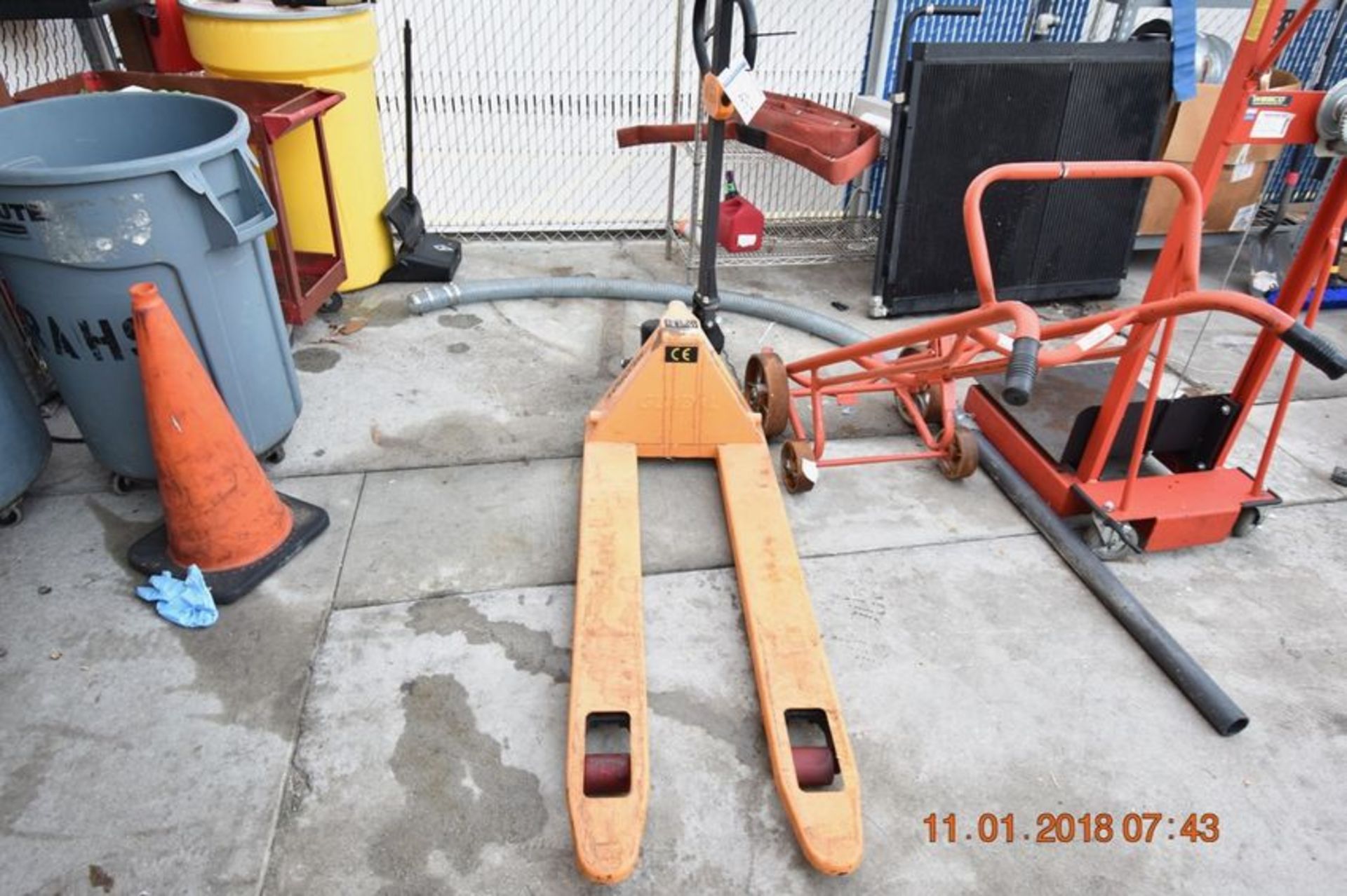 | Global Pallet Jack. 5500lbs capacity | MODEL# | SERIAL# | * Skidding and load out at market rate
