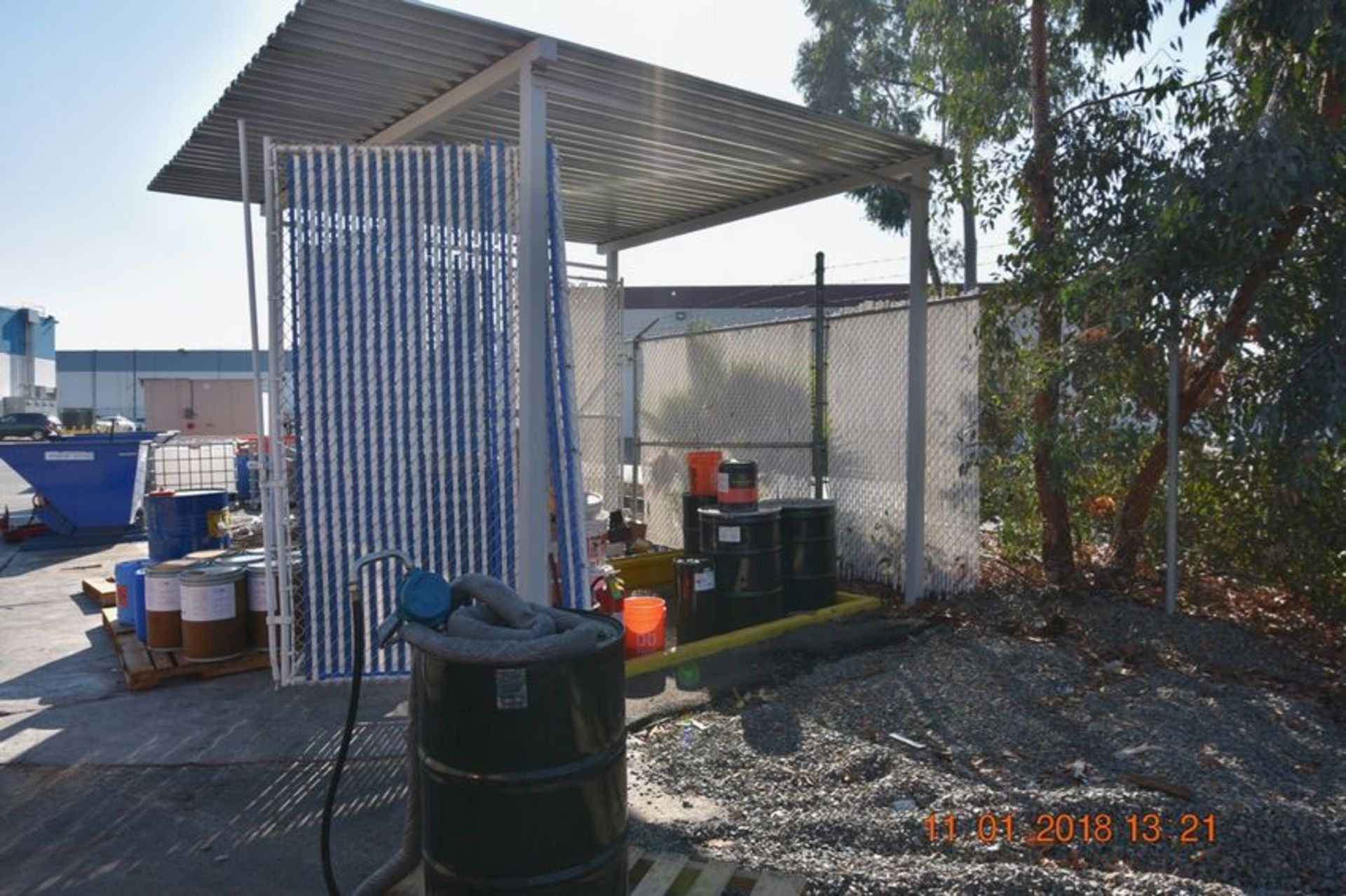 Metal Shed | Metal Shed. Approx 11'x11'x12'H | MODEL# | SERIAL# | * Skidding and load out at - Image 2 of 2