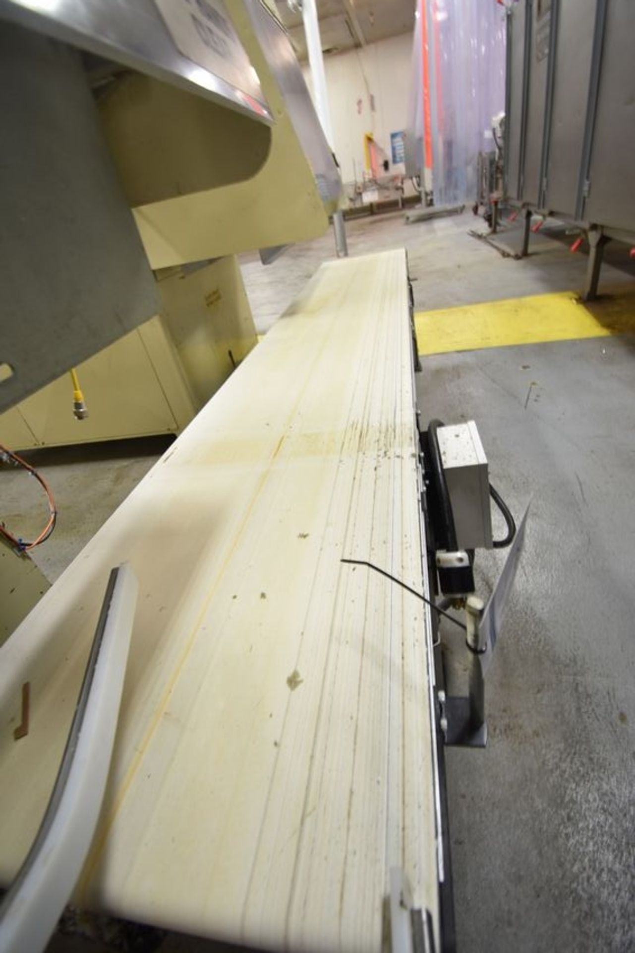 Dorner Stainless Conveyor | Stainless Transfer conveyor. Plastic Belt. 20" wide x 10' long. | MODEL#