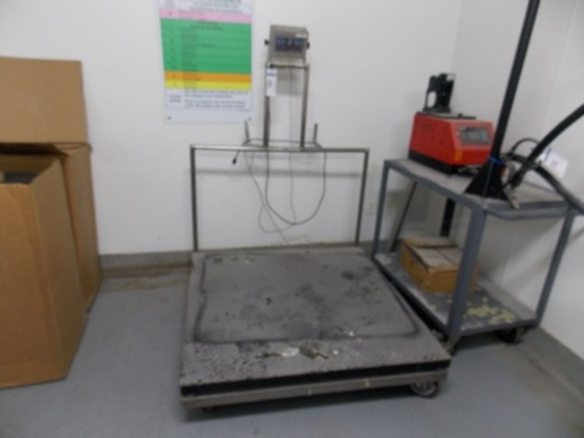 5000 Lb Scale | Digital Portable Platform Scale, 4' x 4', 5,000lb. Cap. | MODEL# 7500 |