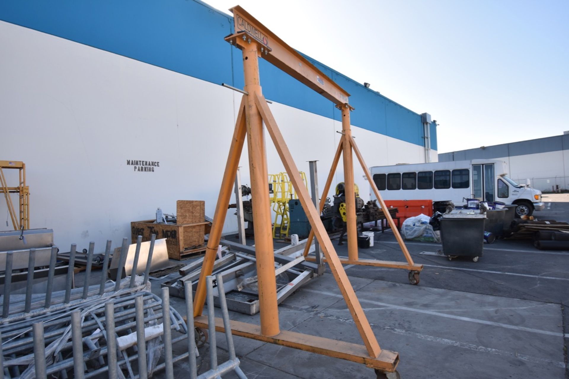 Caldwell | Caldwell Krane King 3-ton A-frame portable wheeled hoist | MODEL# | SERIAL# | * - Image 2 of 3
