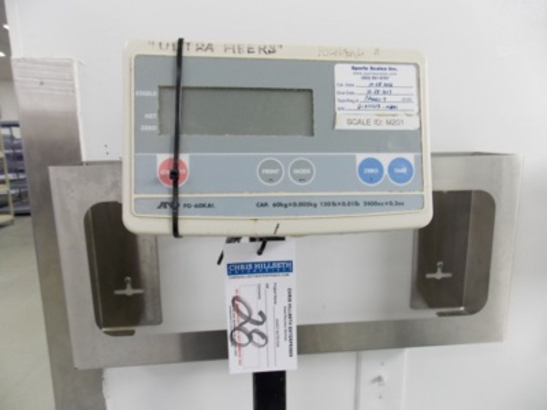 150 Lb Capacity Scale | Digital Platform Scale, 150lb. Cap Scale I.D. M201 | MODEL# FG-60KAL |