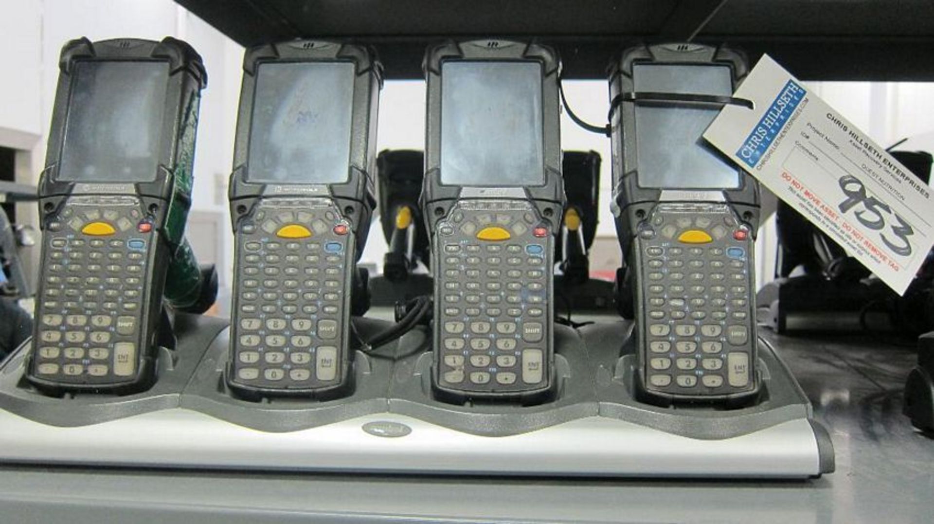 Motorola | 4 Barcode Scanners w/ Chargers | MODEL# MC9190 | SERIAL# | * Skidding and load out at