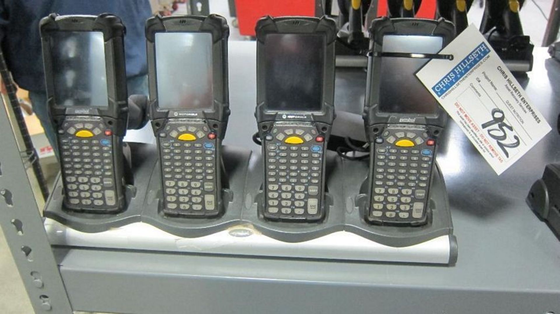 Motorola | 4 Barcode Scanners w/ Chargers | MODEL# MC9190 | SERIAL# | * Skidding and load out at