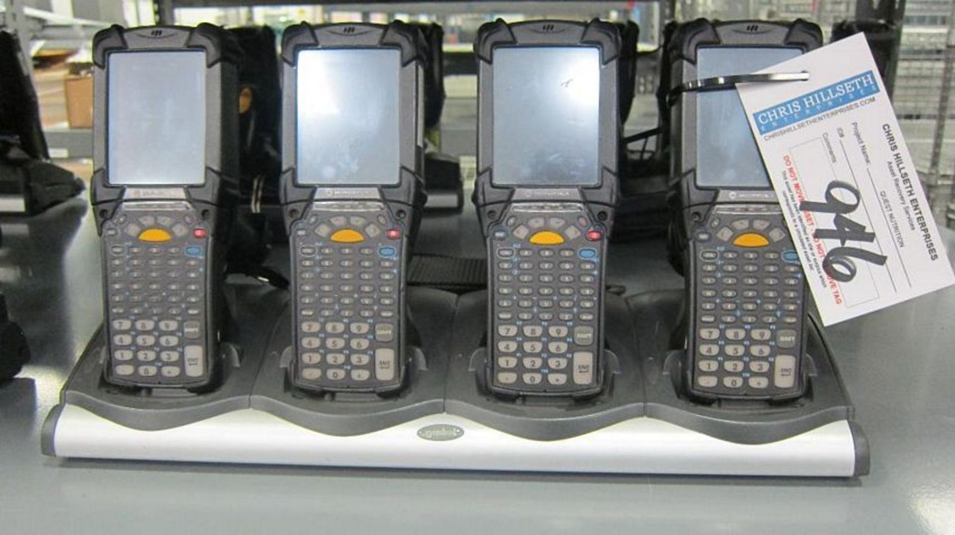 Motorola | 4 Barcode Scanners w/ Chargers | MODEL# MC9190 | SERIAL# | * Skidding and load out at