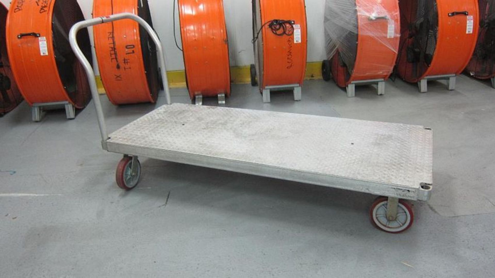 Magliner | ALUMINUM CART. (NO FANS). 60" x 30" x 12" | MODEL# | SERIAL# | * Skidding and load out at