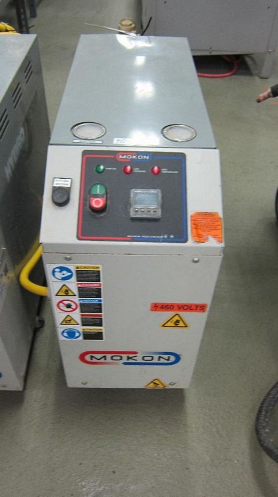 MOKON MANUFACTURE | PORTABLE CHILLER. TEMPERATURE CONTROLLER. 460 VOLT. 3-PH. 60 HZ. | MODEL#