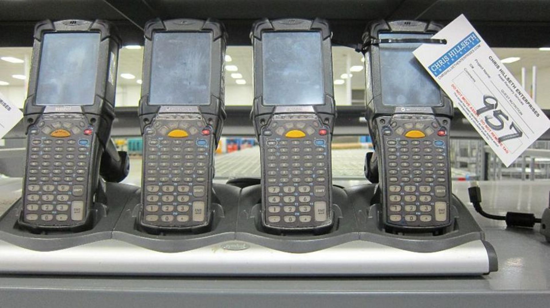 Motorola | 4 Barcode Scanners w/ Chargers | MODEL# MC9190 | SERIAL# | * Skidding and load out at