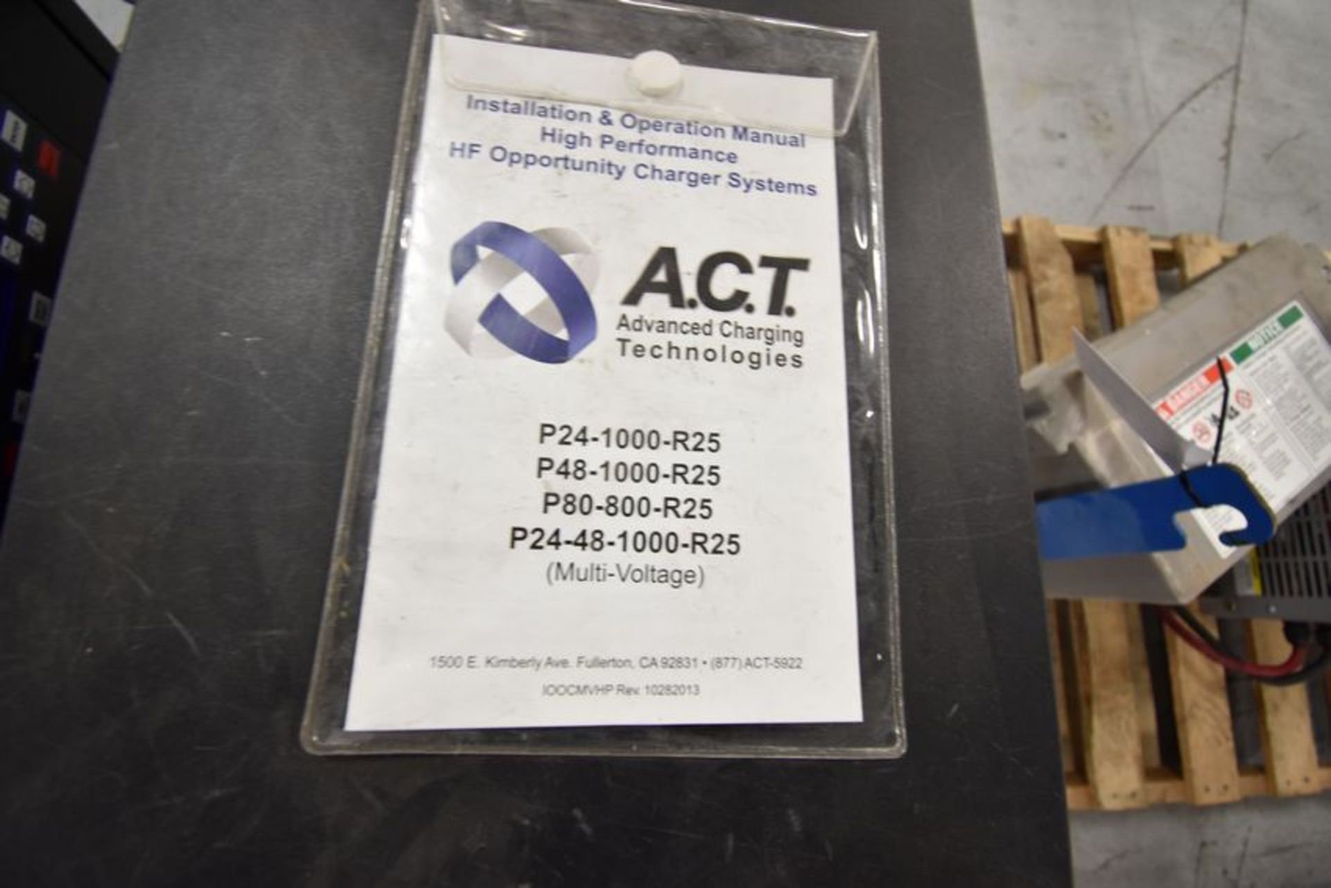 | A.C.T. Battery Charger model P24-48-1000-R25, S/N 41150105DE. 24V | MODEL# P24-48-1000-R25 | - Image 2 of 2