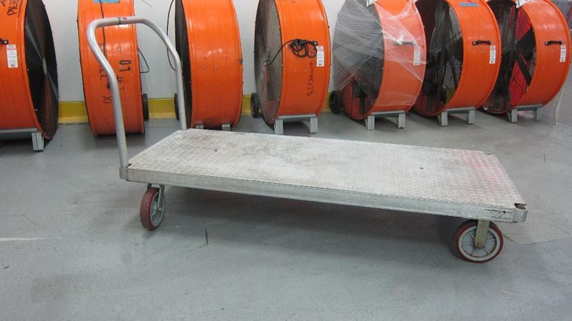 Magliner | ALUMINUM CART. (NO FANS). 60" x 30" 12" | MODEL# | SERIAL# | * Skidding and load out at