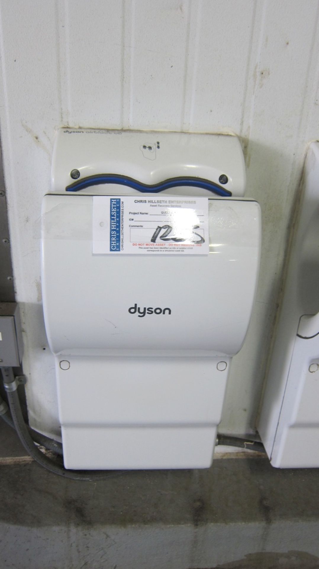 Dyson | Dyson Airblade Hand Dryer | MODEL# | SERIAL# | * Skidding and load out at market rate will